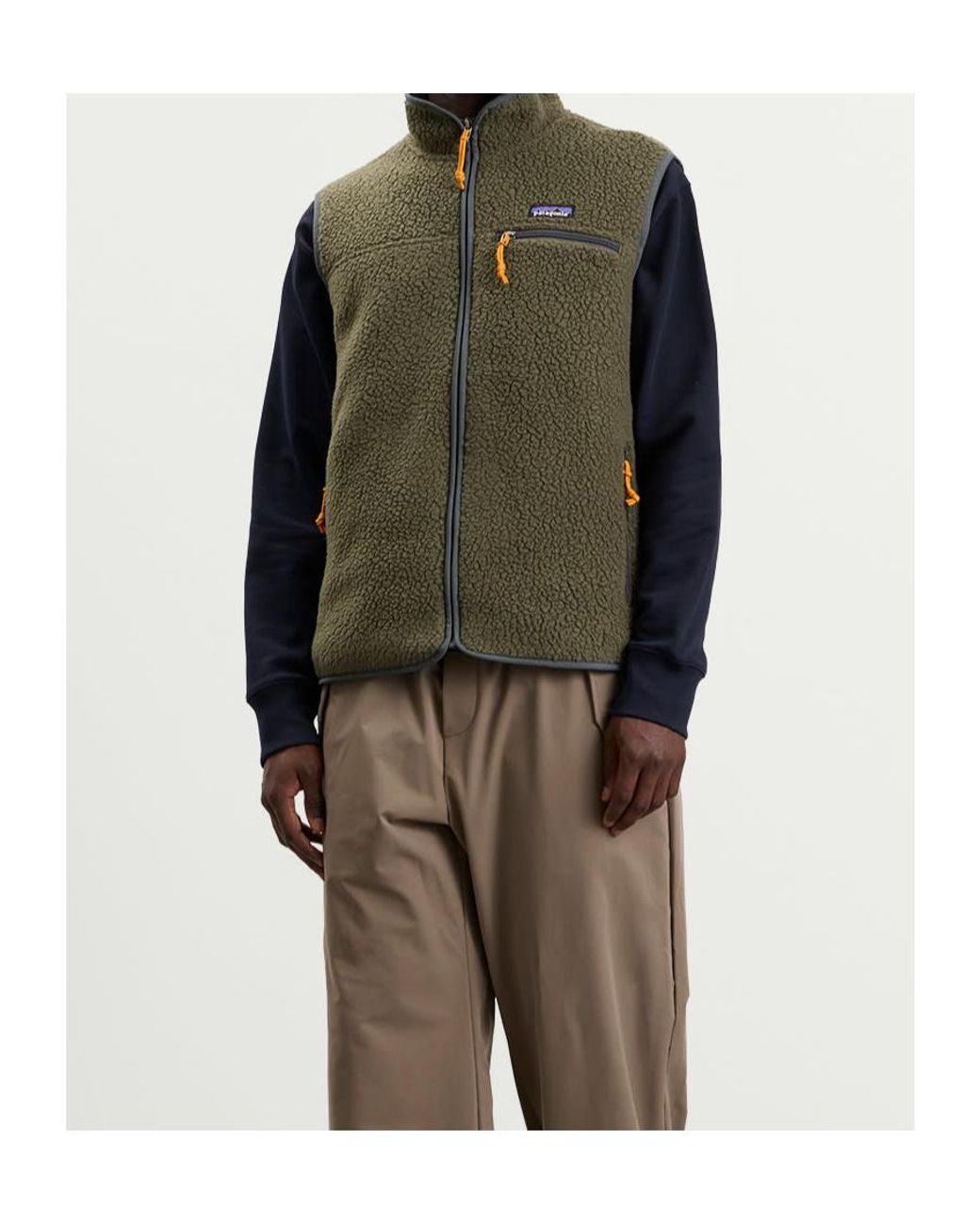 Patagonia Green Retro Pile Fleece Vest for men