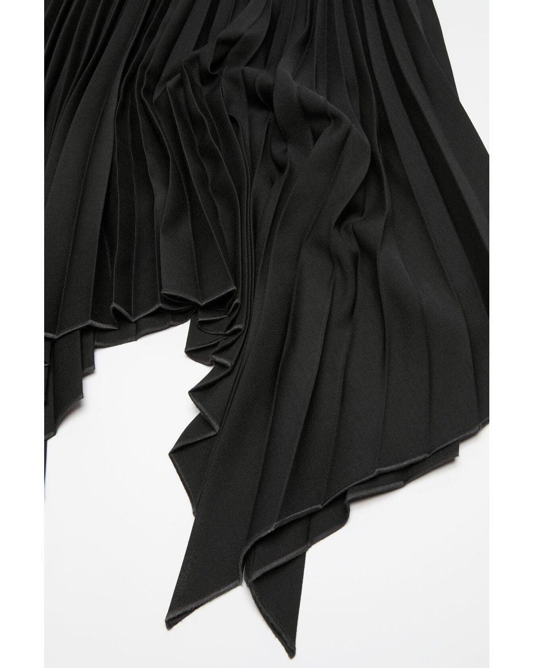 Acne Black Pleated Dress