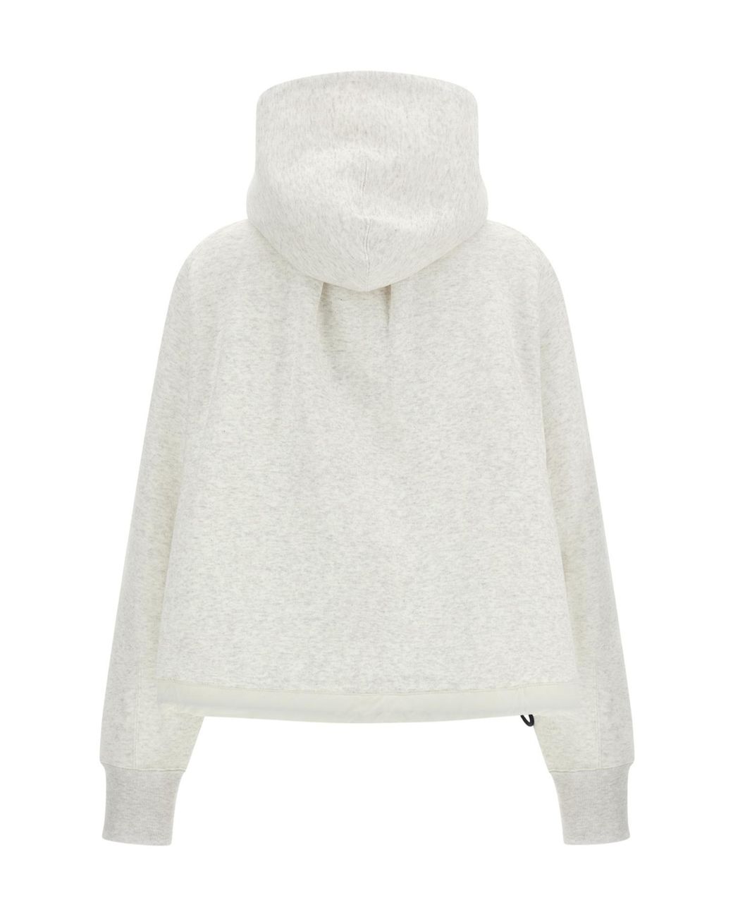 Sacai White Cotton Hoodie