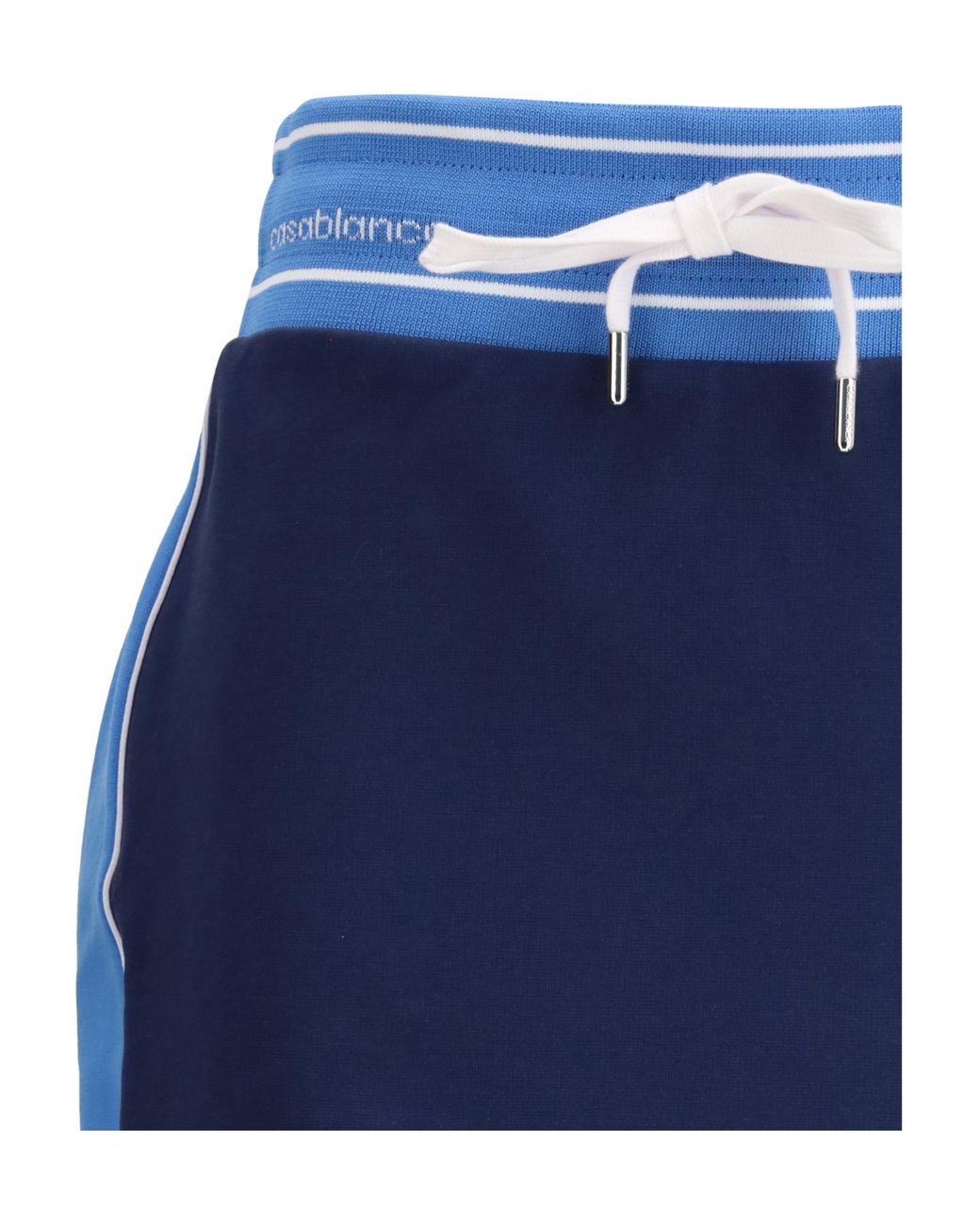 Casablanca Blue Punto Mini Skirt