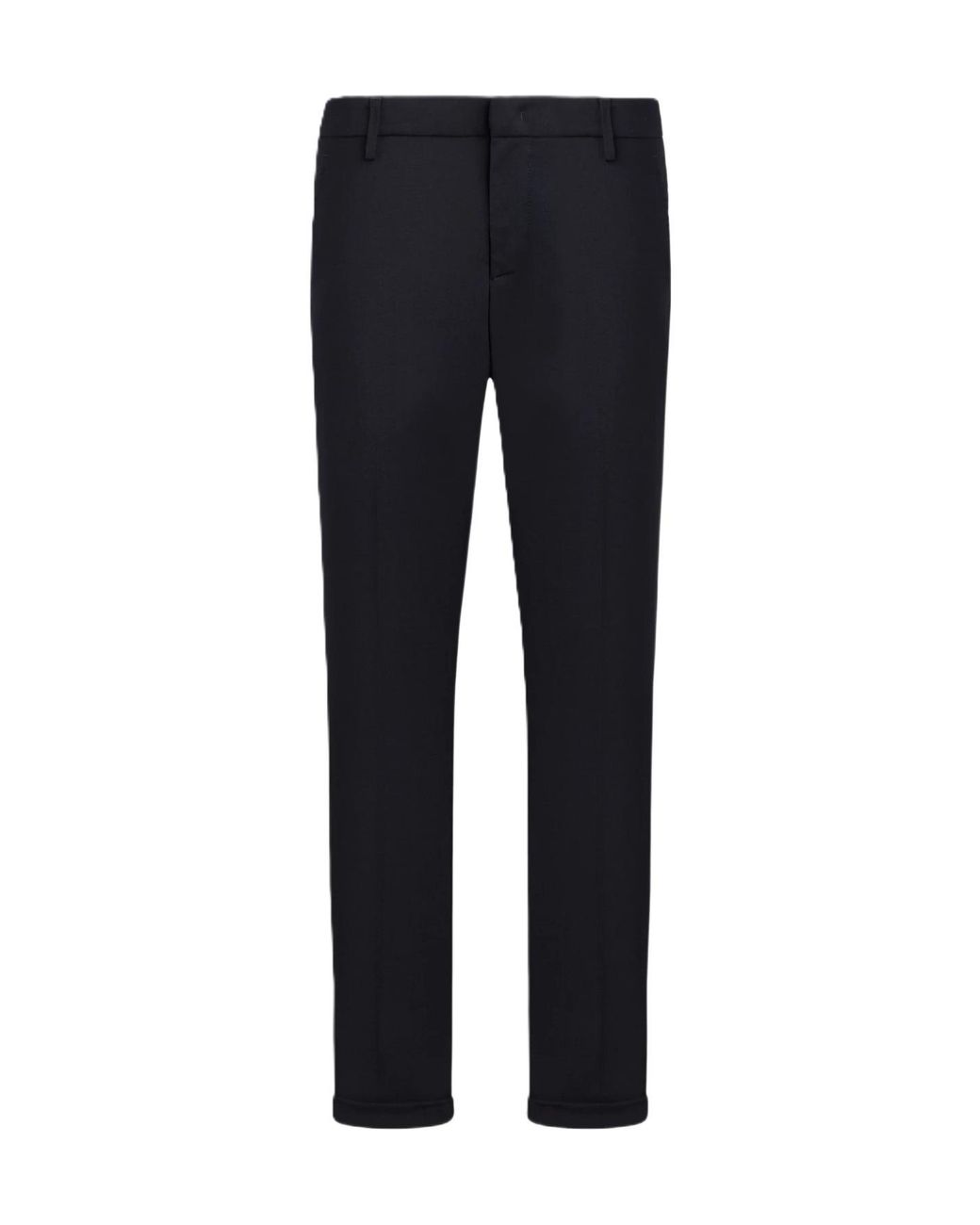 Dondup Blue Casual Pants With Belt Loops for men