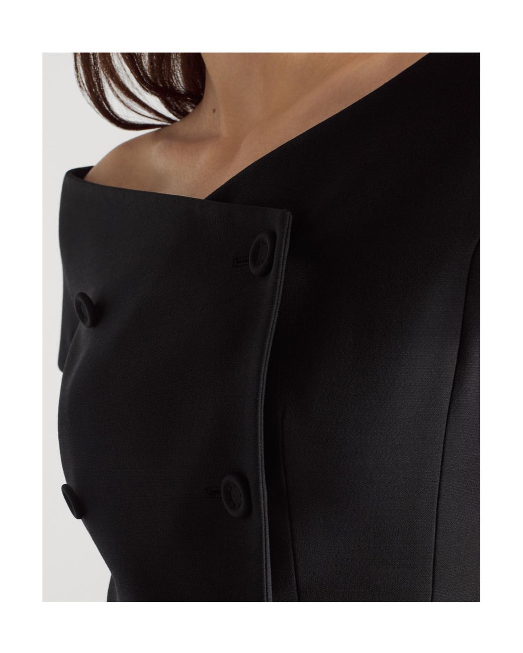 Dior Black Off-The-Shoulder Jacket