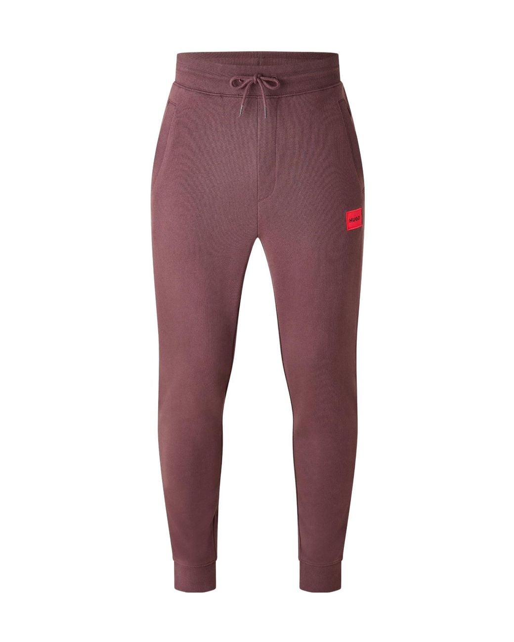 Boss Red Drawstring Waist Jogger Pants for men