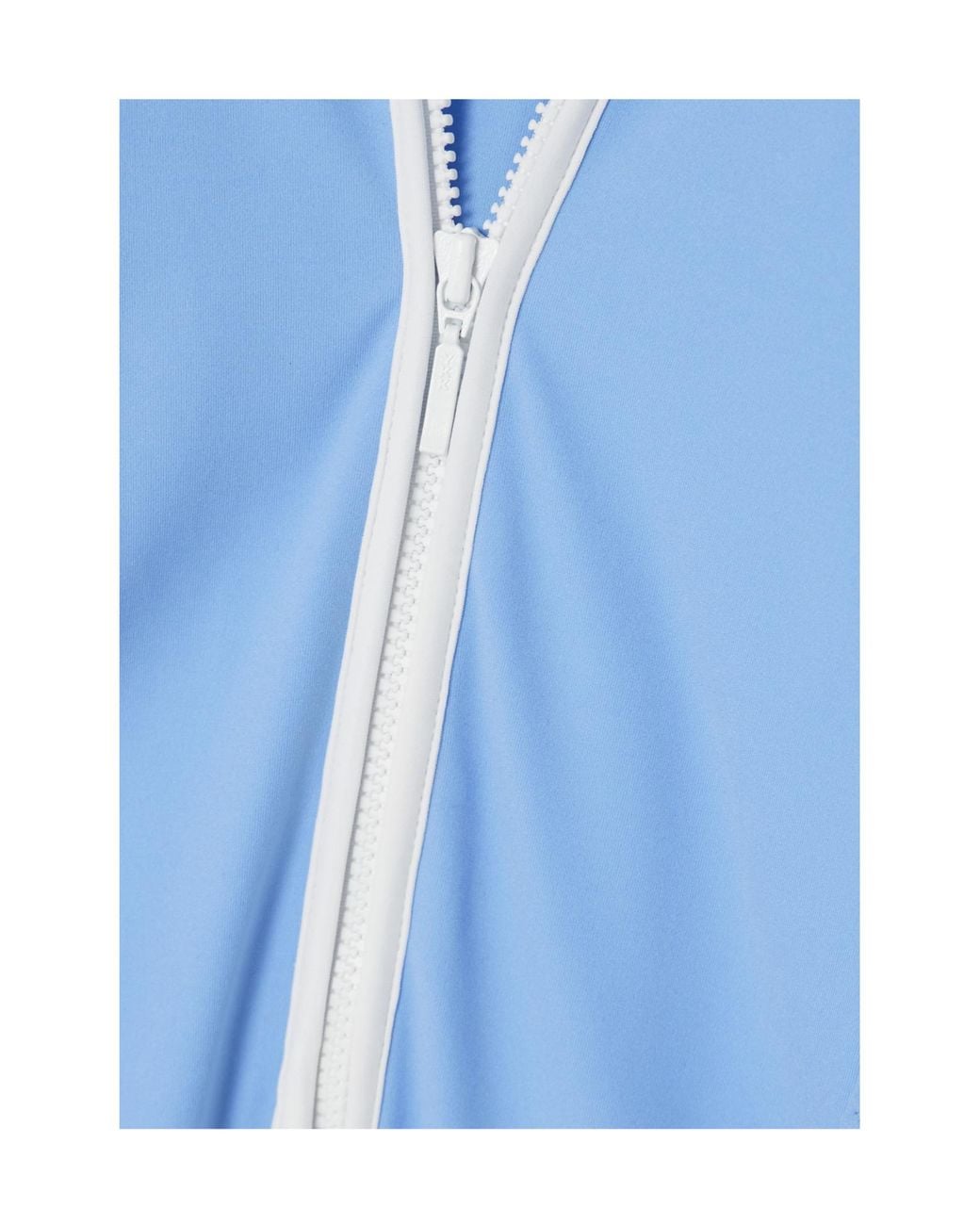 Hunza G Blue Tyra Two-Tone Swimsuit