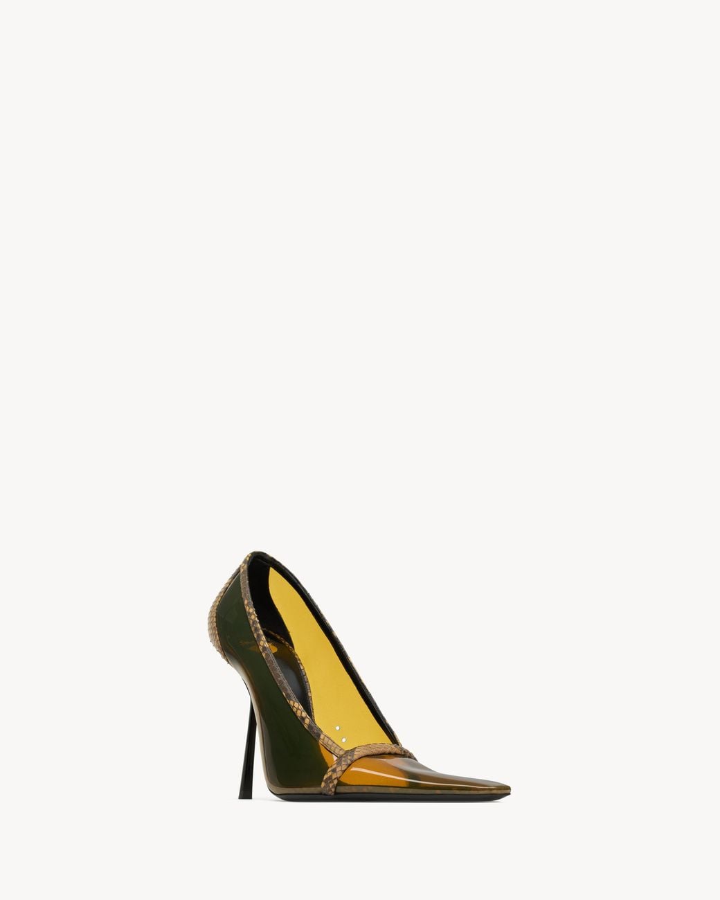Saint Laurent Metallic Brigitte Pumps