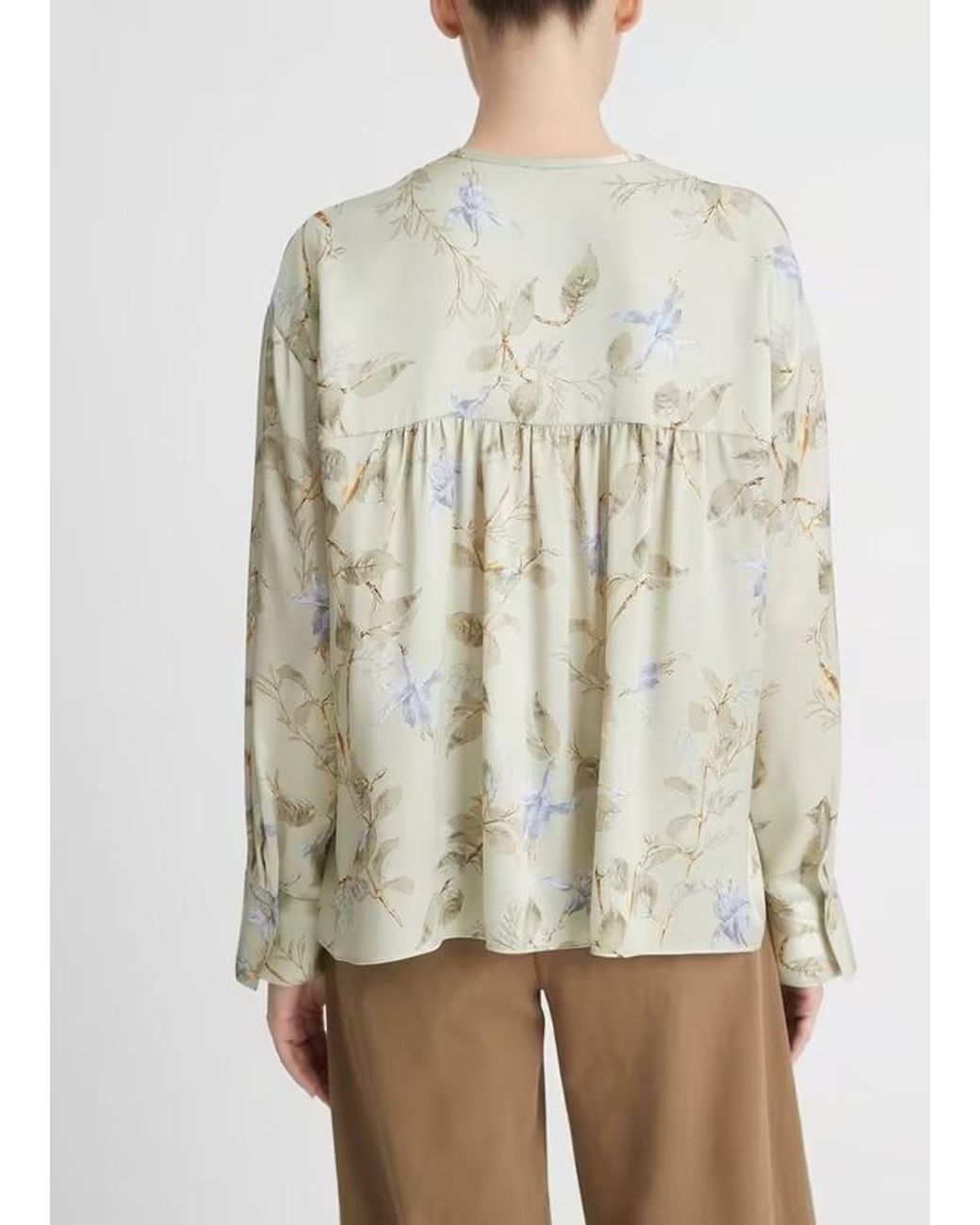 Vince White Long-Sleeved Shirt