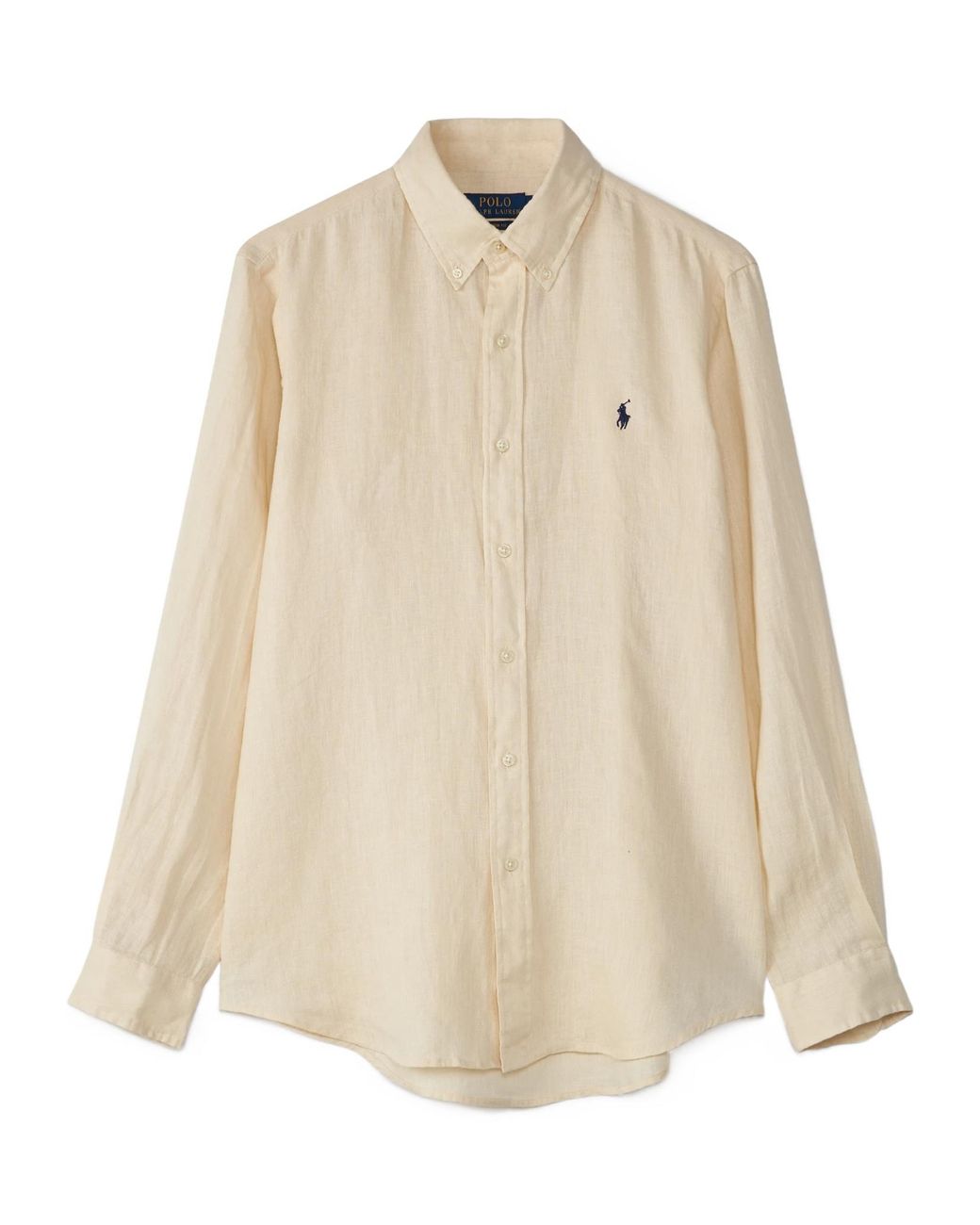 Polo Ralph Lauren Logo Embroidered Polo Pony Shirt in Natural for Men ...