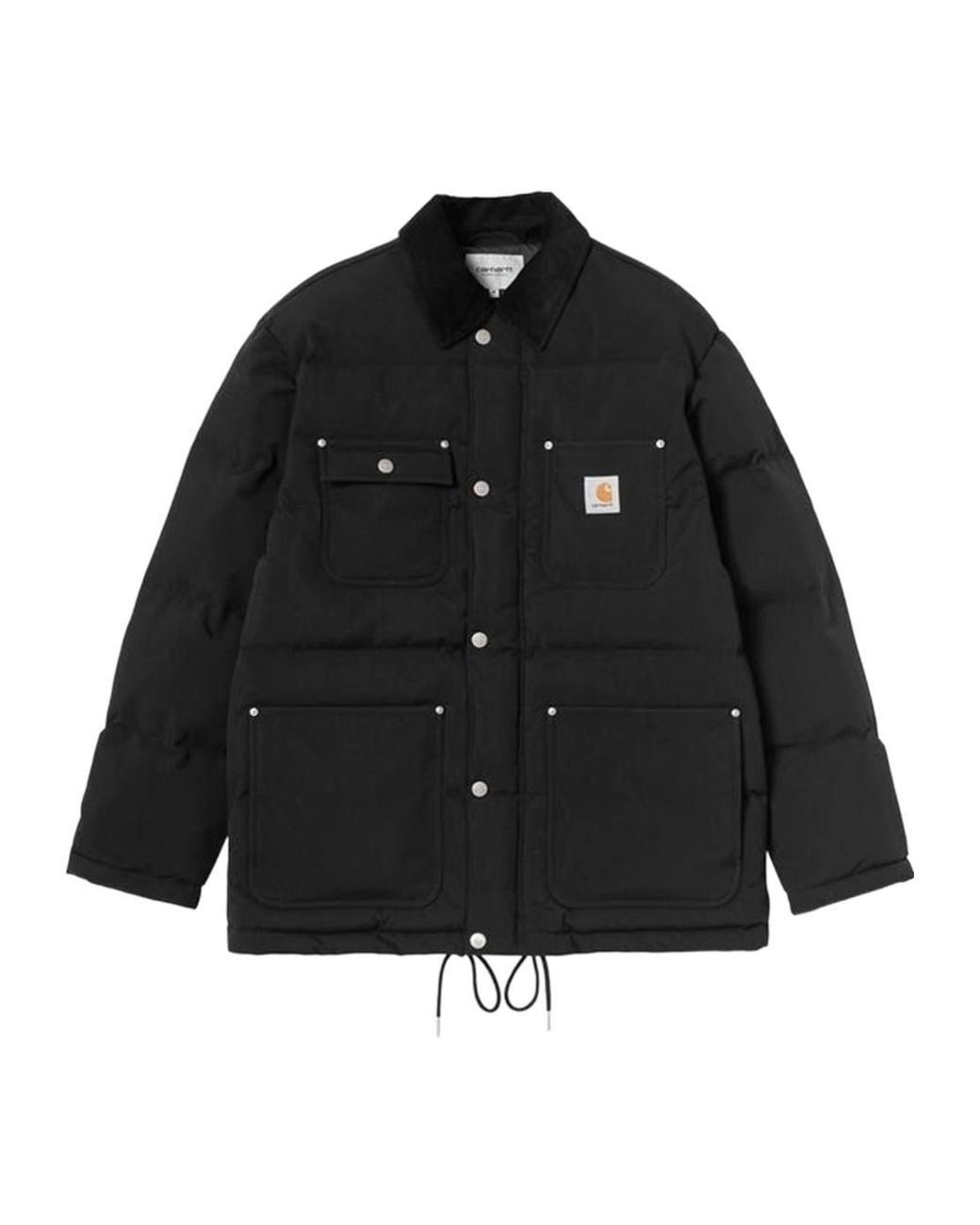 Carhartt Black Rayler Corduroy Collar Jacket for men