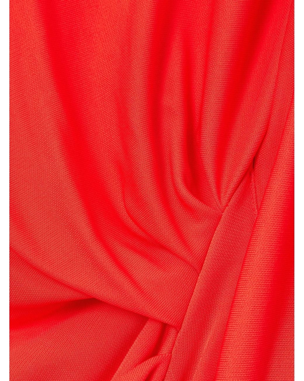 Victoria Beckham Red Comfortable Casual Maxi Dress