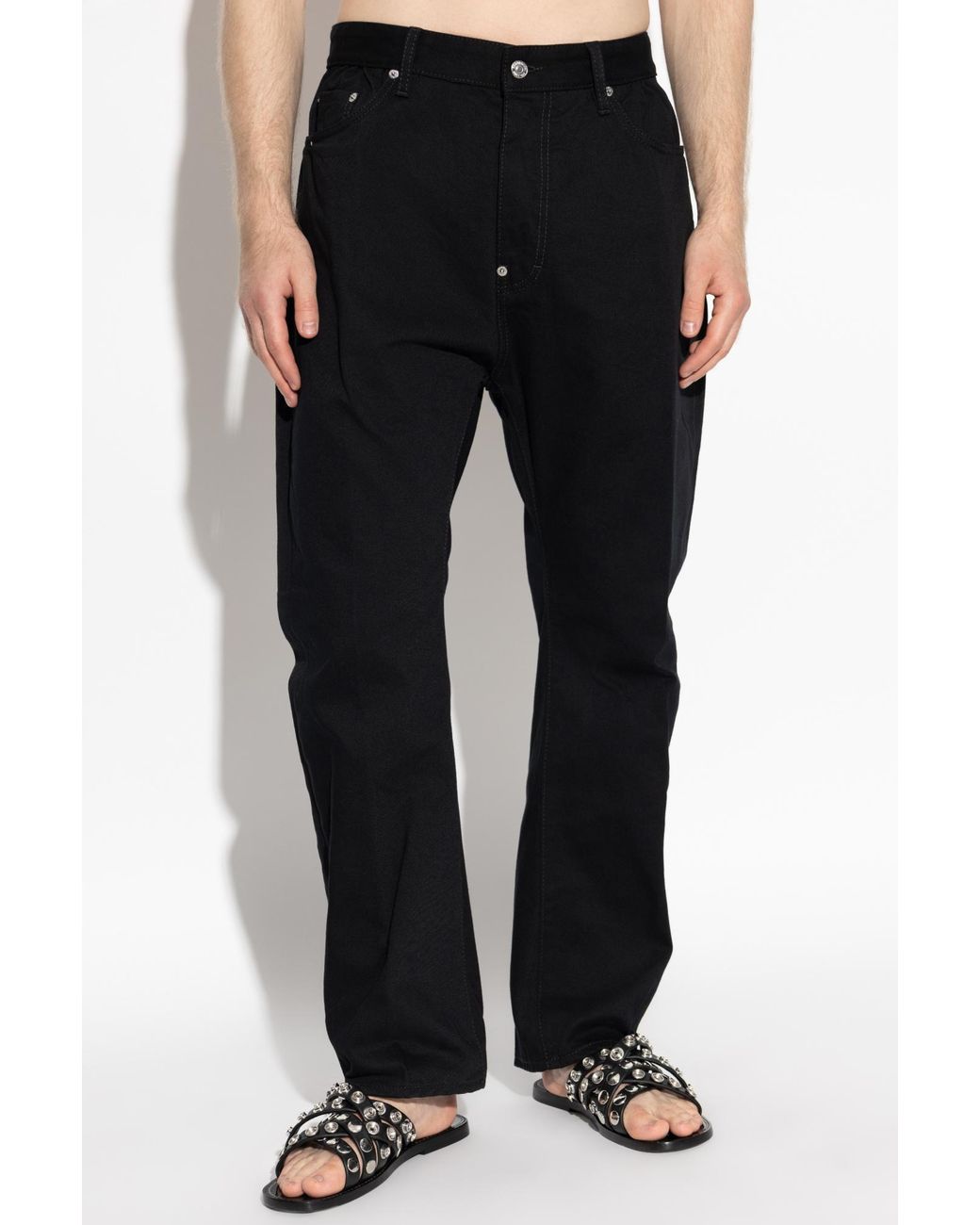 DSquared² Black Straight-Leg Jeans for men
