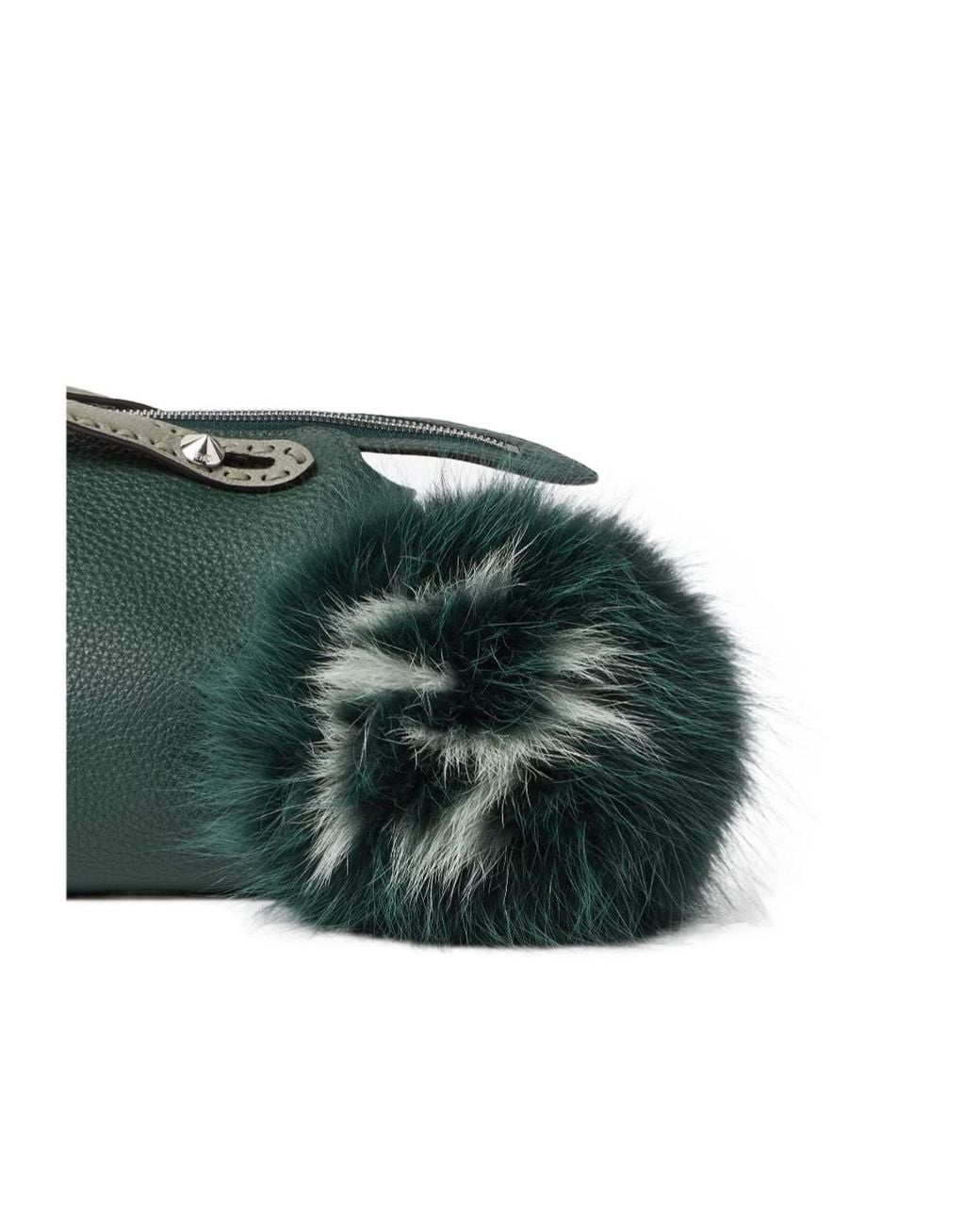 Fendi Green Fox Fur Charm