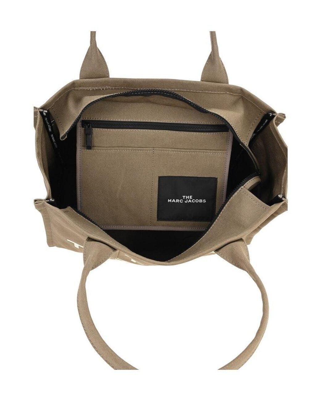 Marc Jacobs Natural Logo Printed Handbag