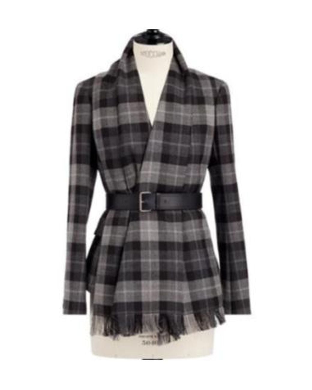 Dior Black Checked Casual Jacket