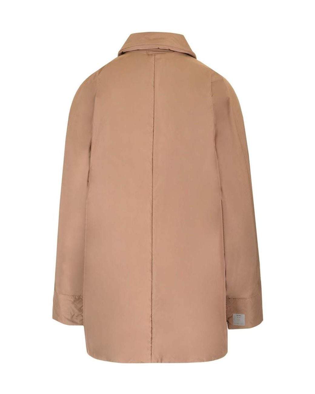 Max Mara Brown The Cube Buttoned Long-Sleeved Jacket