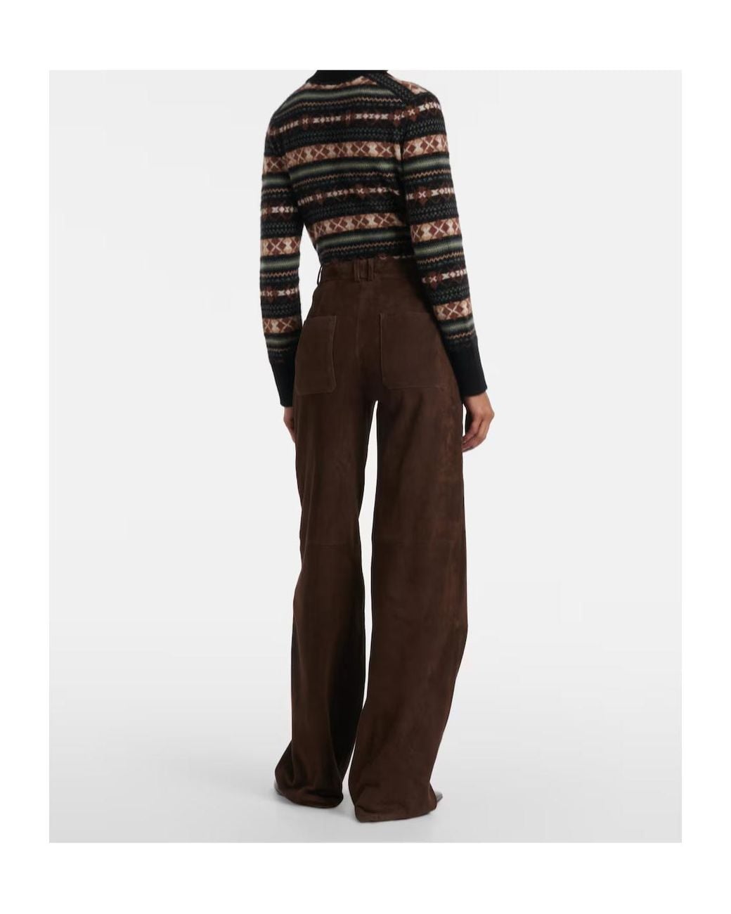 Vince Brown Belt Loop Casual Pants