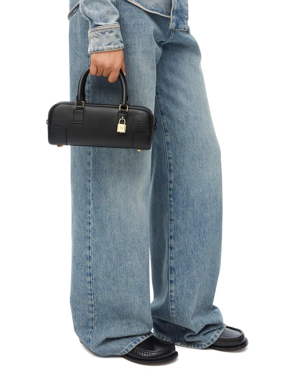 Loewe Black Amazona 23 Cropped Bag