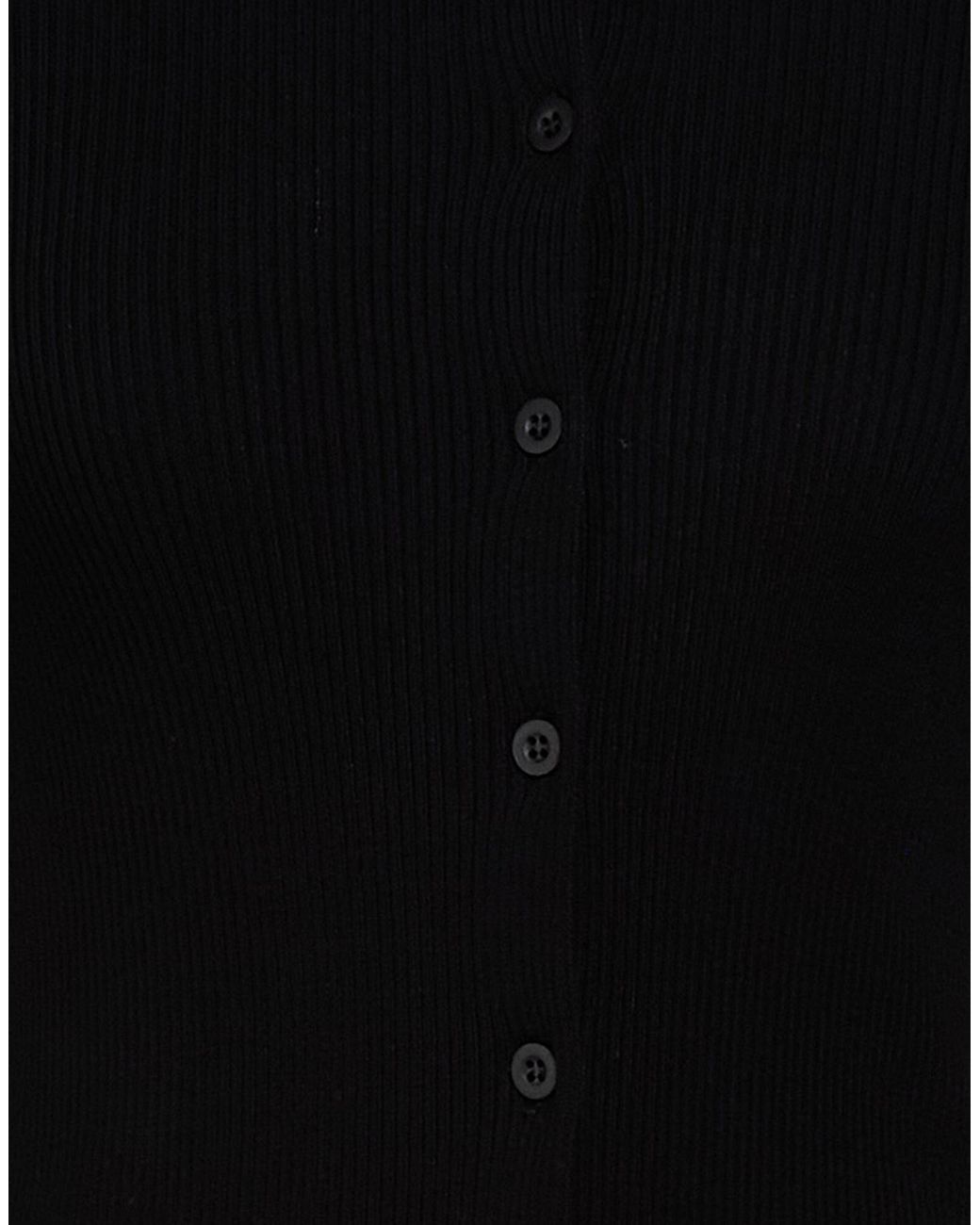 Dolce & Gabbana Black Solid Colour Shirts Blouses