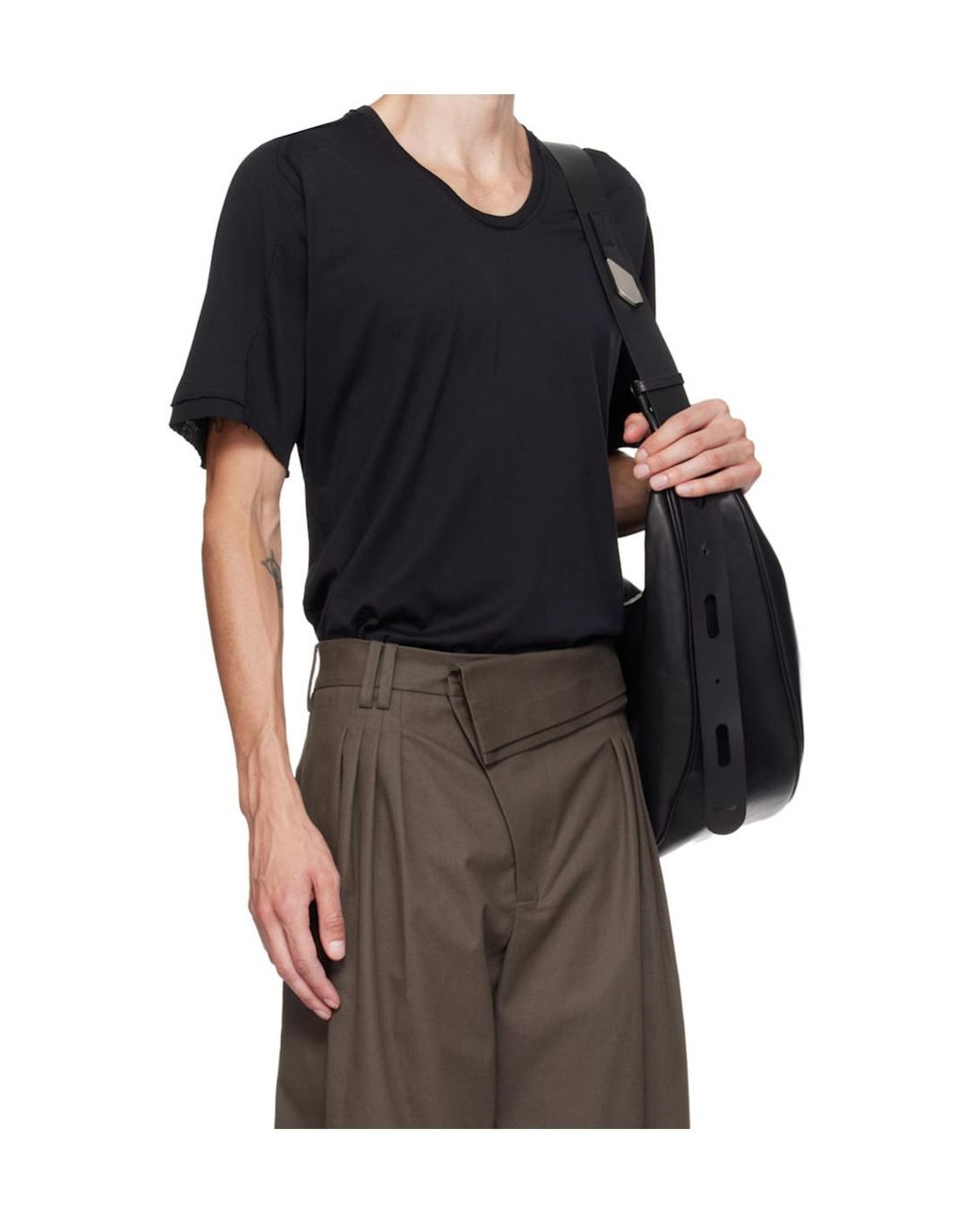 Kiko Kostadinov Black Short-Sleeved T-Shirt for men