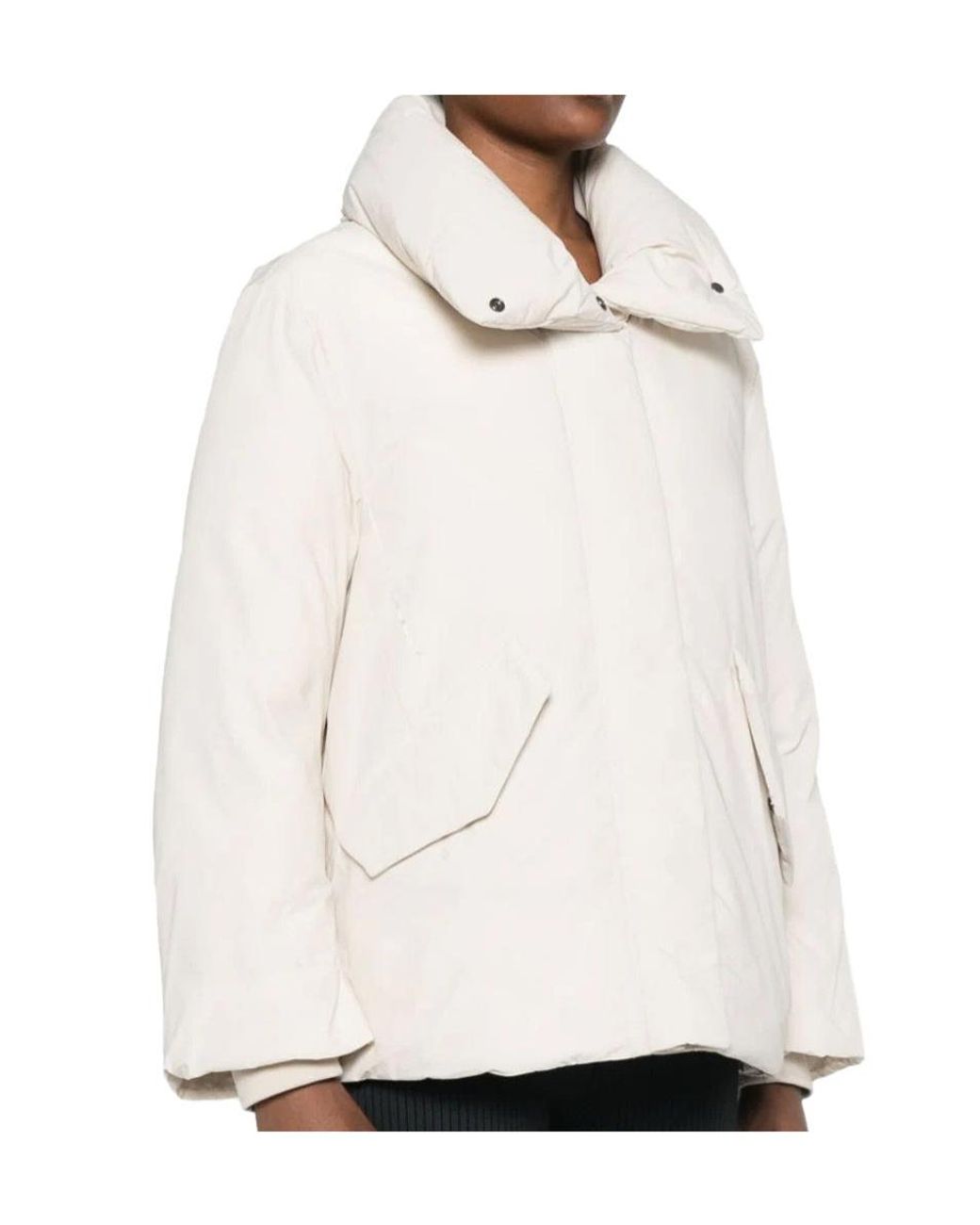 Woolrich White Long-Sleeved Cotton Clothes