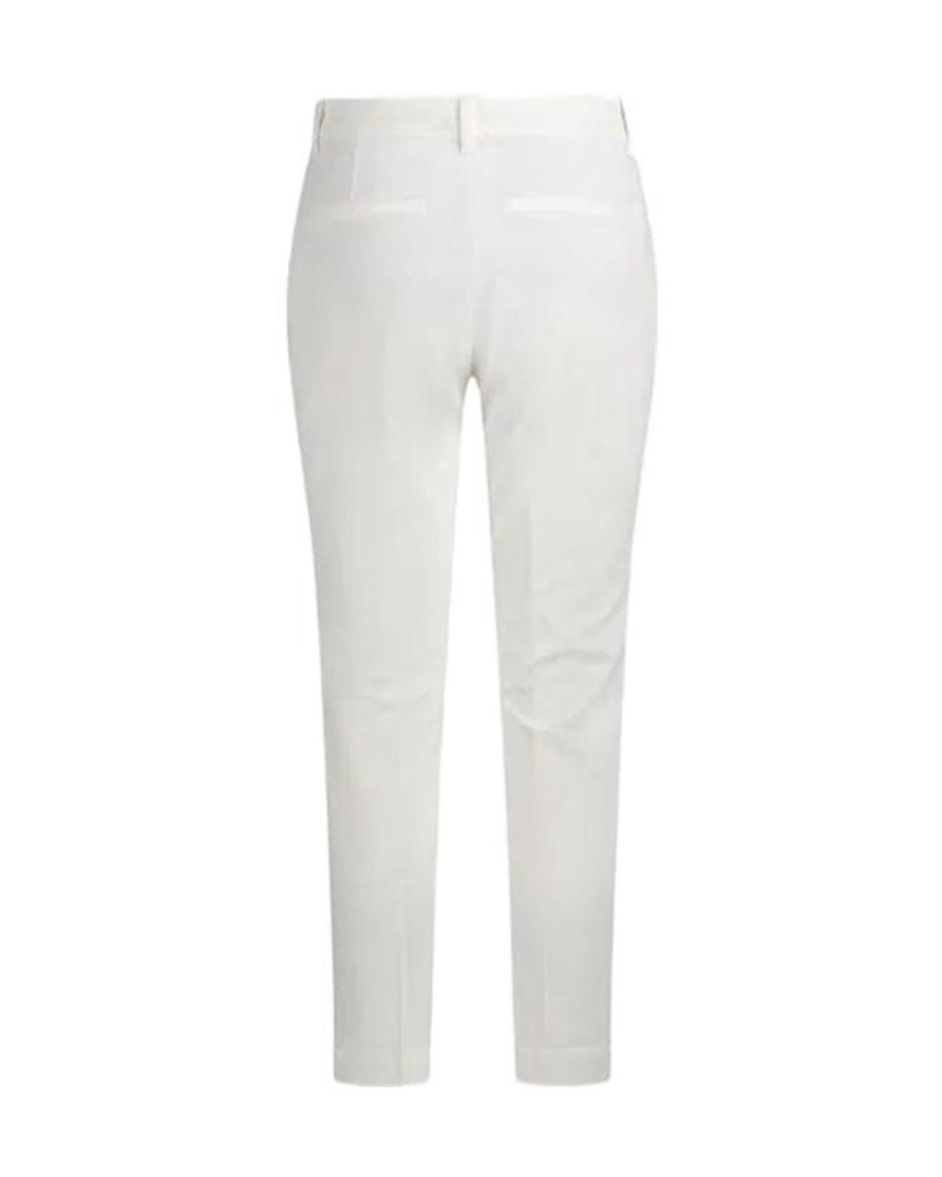 Polo Ralph Lauren White Button-Fastening Trousers