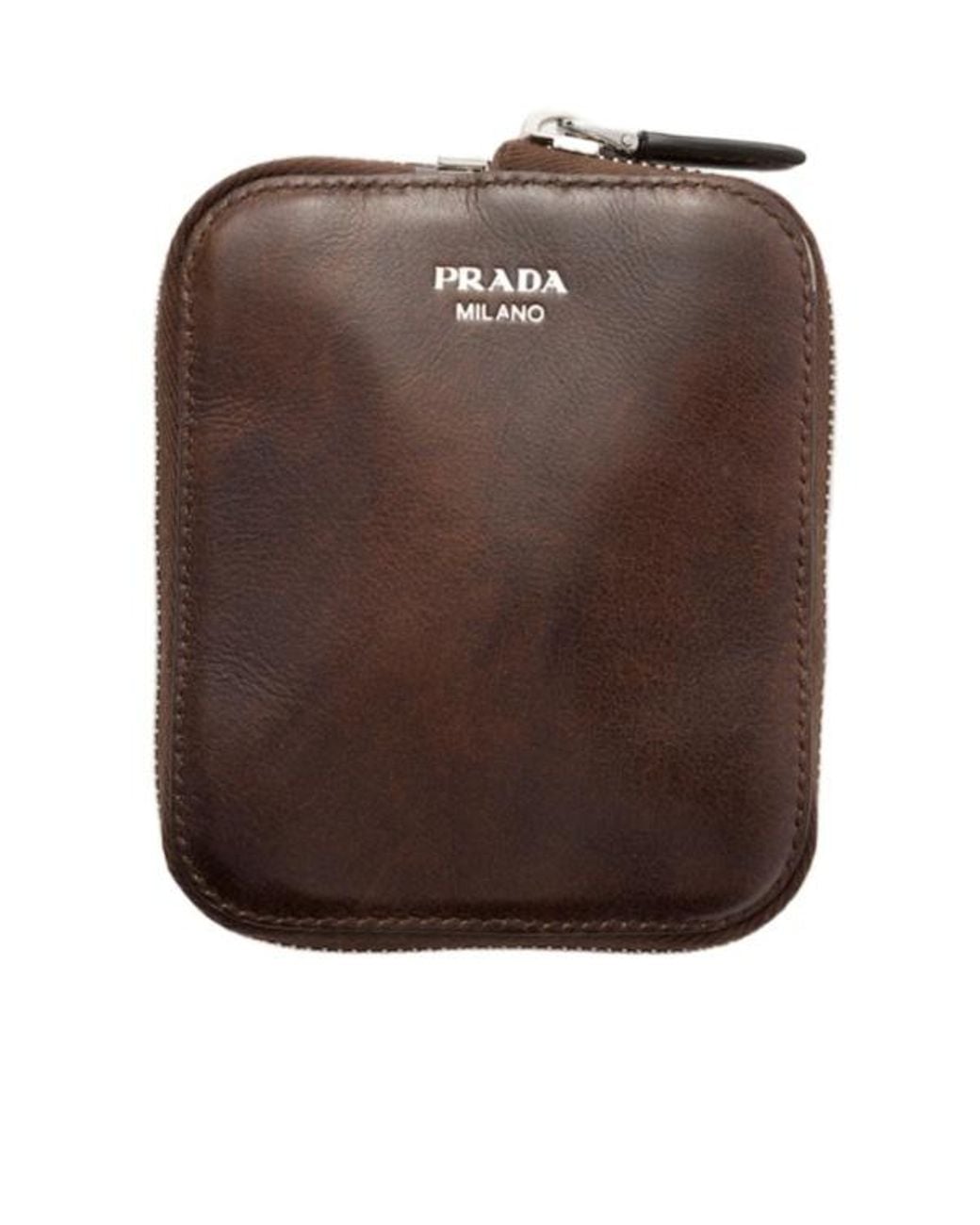 Prada Brown Re-Nylon And Leather Foldable Mini Duffel Bag
