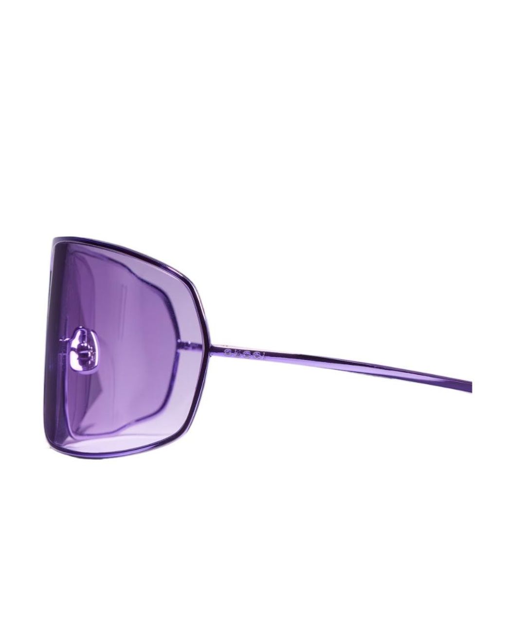 Gucci White Mask Frame Sunglasses for men