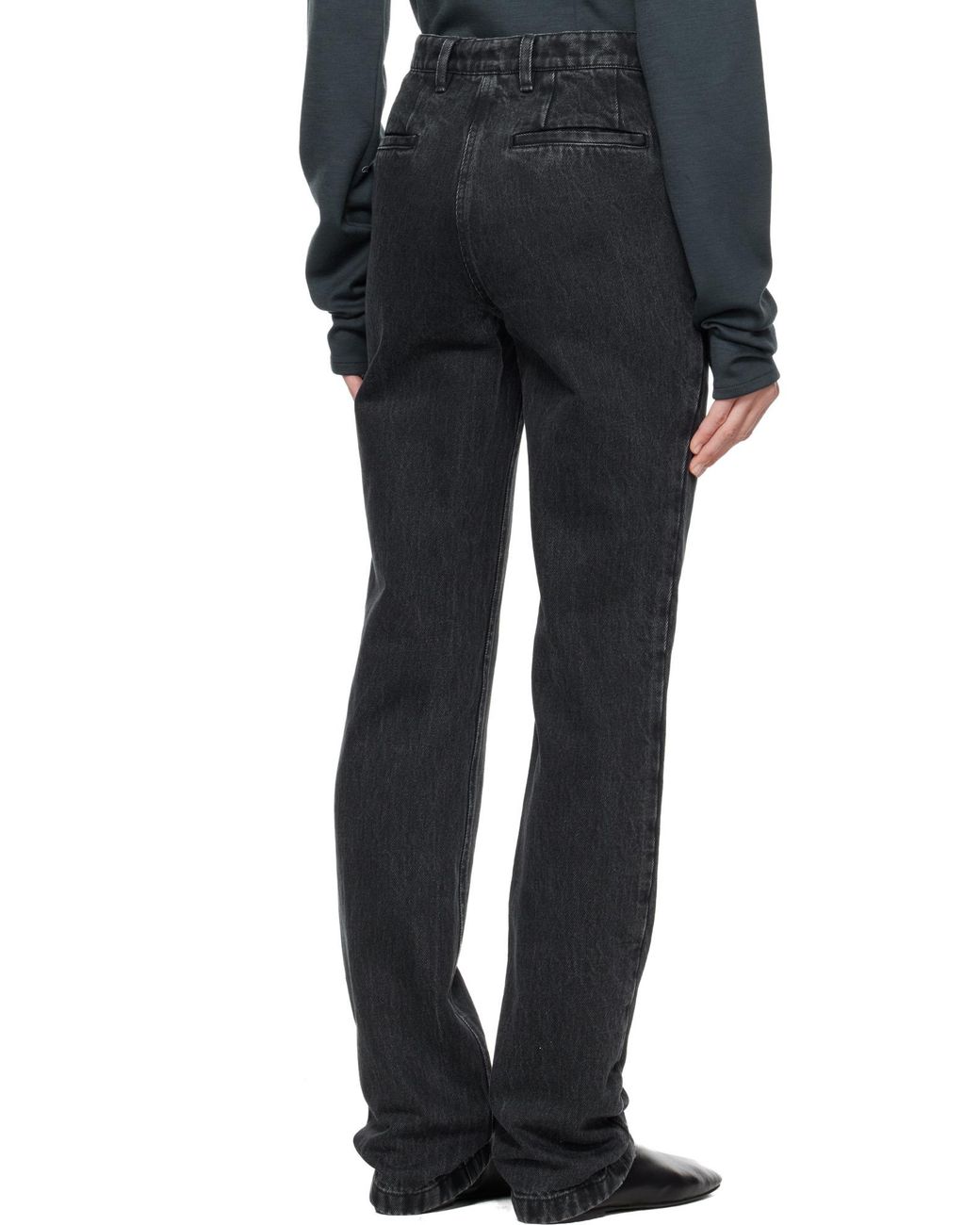 Rier Black Belt-Loops Jeans