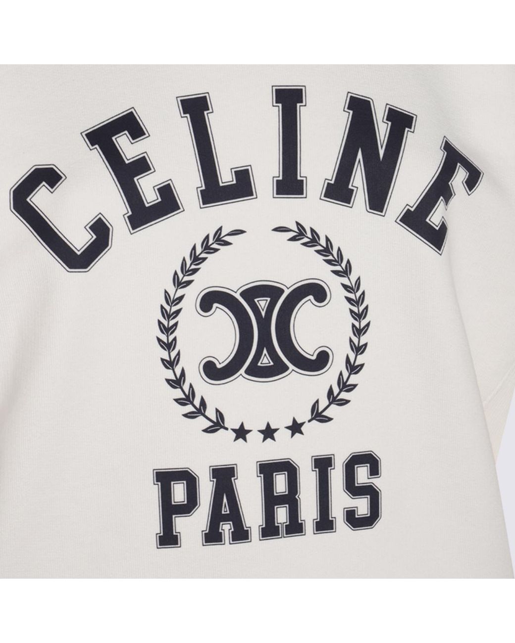 Céline White University Sweatshirt