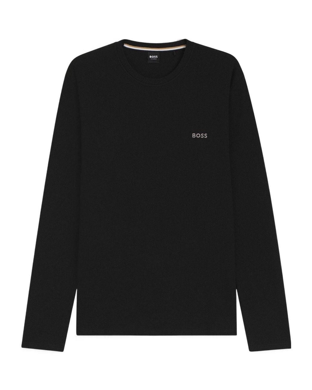 Boss Black Solid Color T-Shirt for men