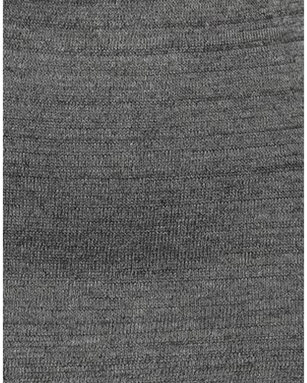 Isabel Marant Gray Vertically Striped Knit Bodycon Mini Skirt