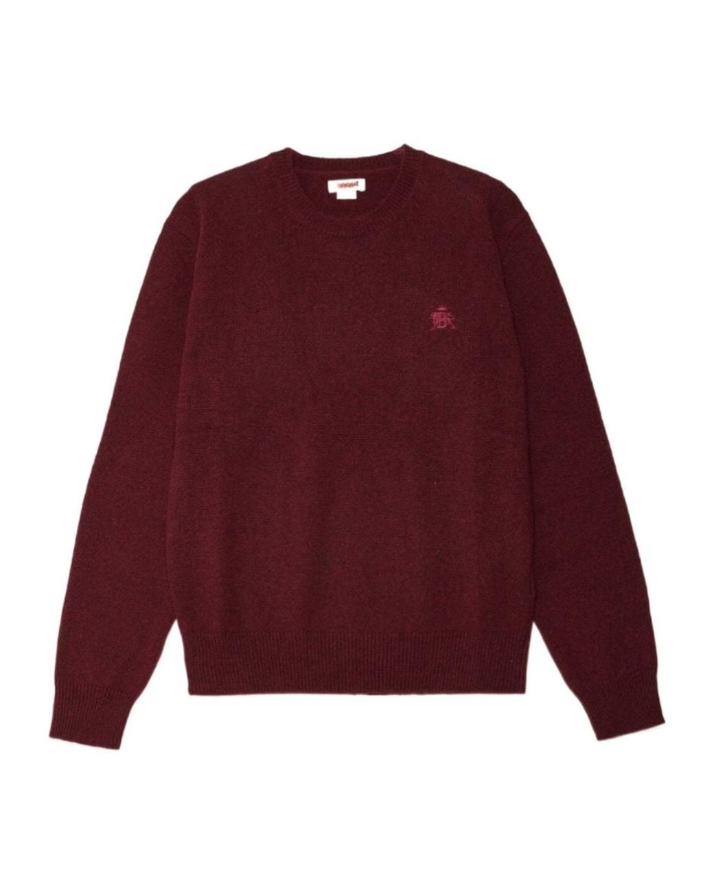 Baracuta Embroidered Crew-Neck Sweater for men