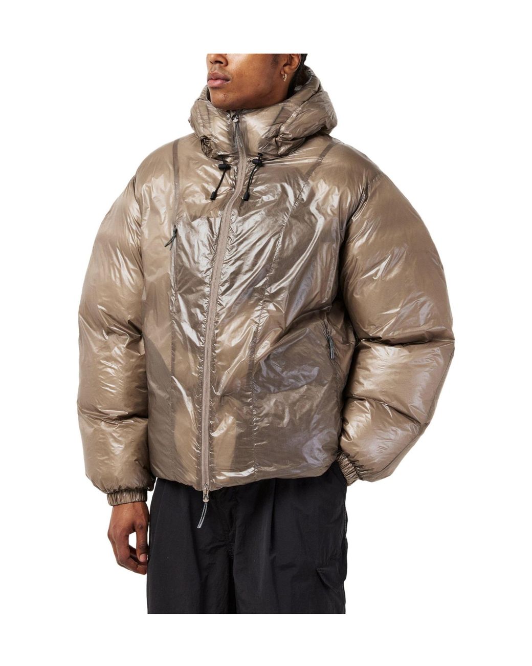 Roa Gray Smooth Down Quilted Jacket for men