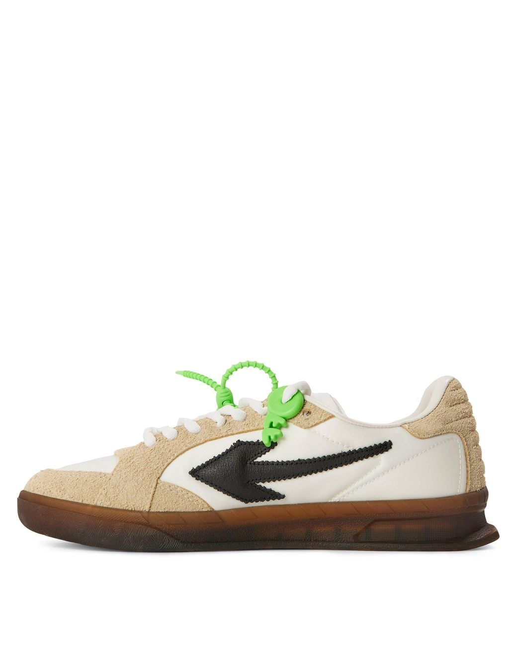 Off-White c/o Virgil Abloh Green Minimalist Lowtop Casual Shoes