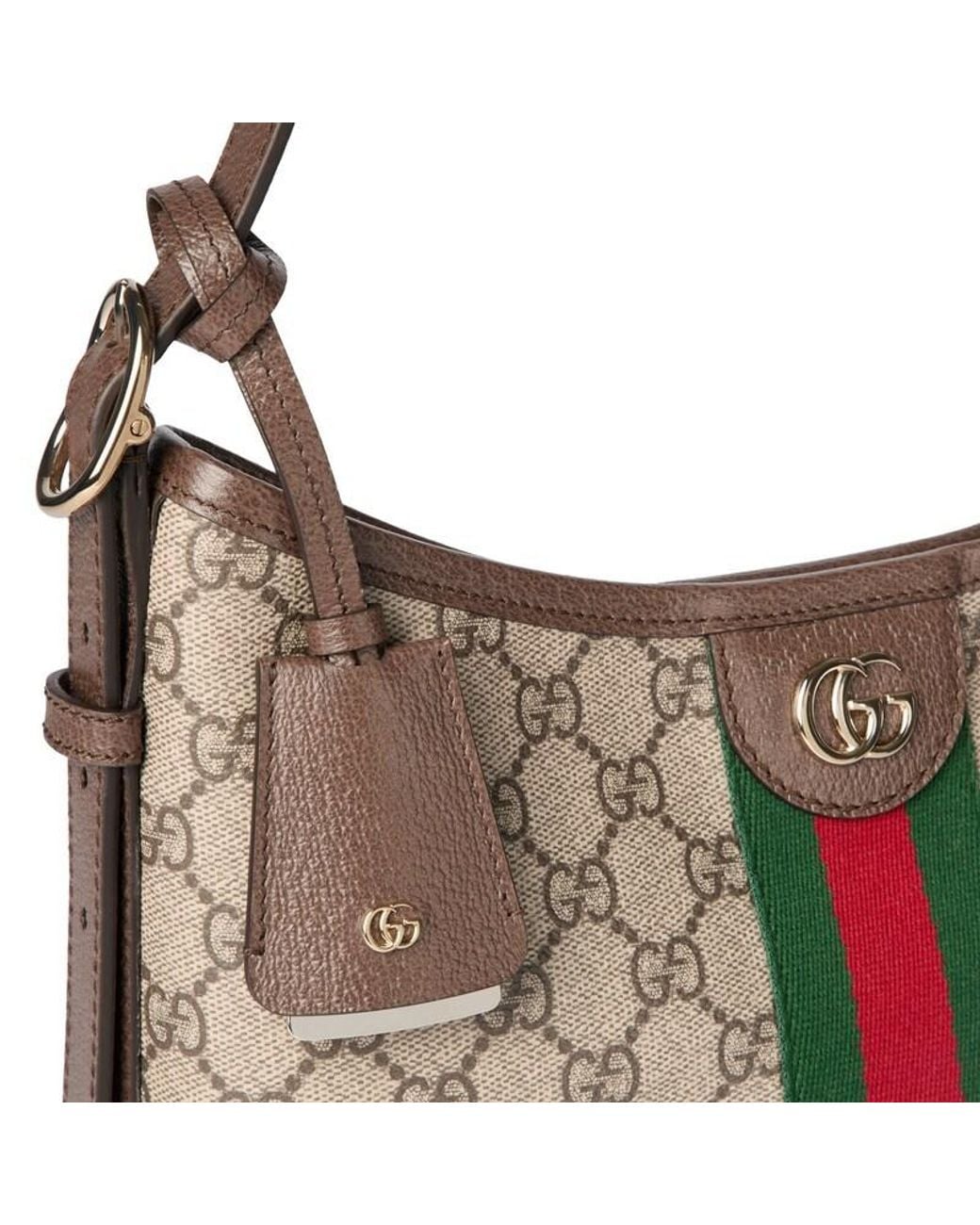 Gucci Gray Ophidia Small Shoulder Bag