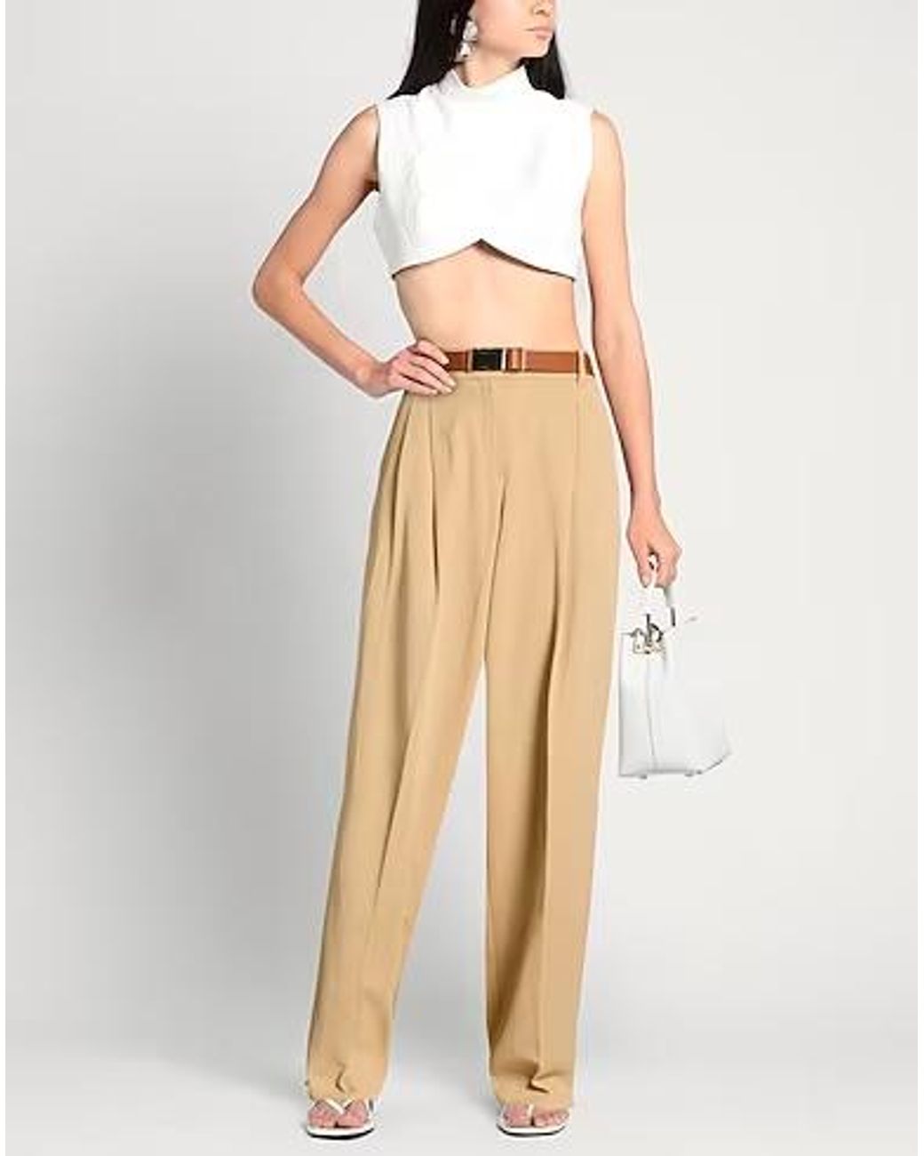 Max Mara Natural Minimal Loose Long Pants