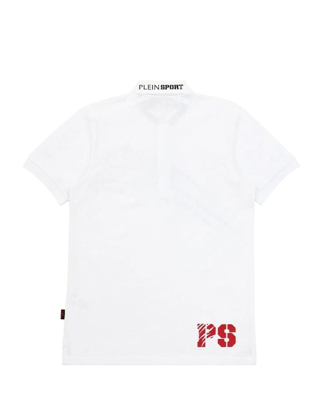 Philipp Plein White Logo Polo Shirt for men