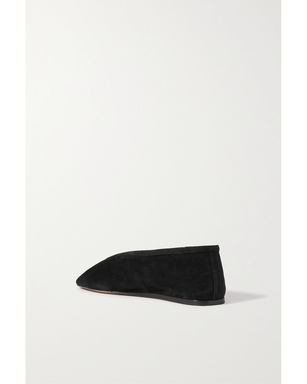 Le Monde Beryl Black Luna Suede Ballet Flats
