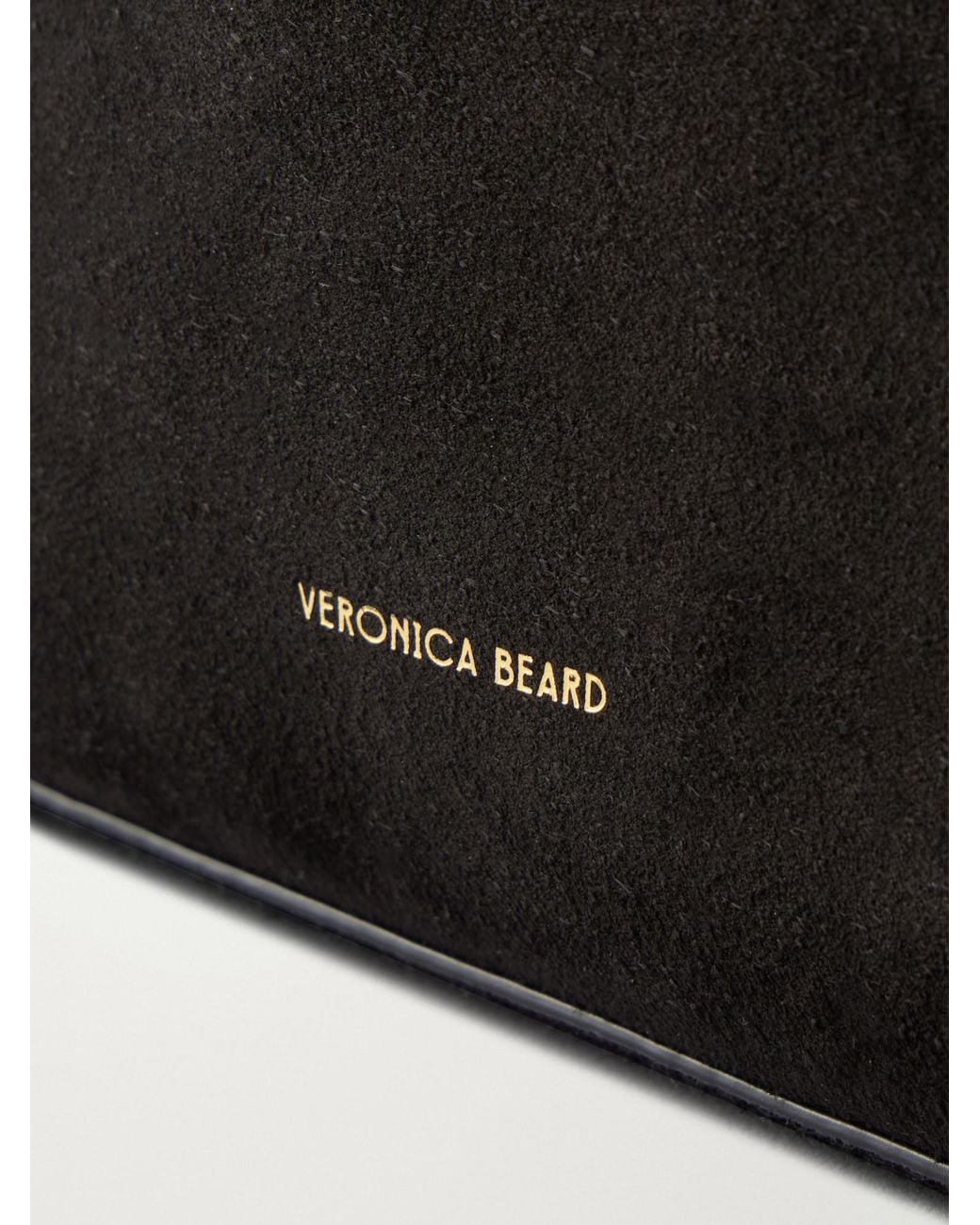 Veronica Beard Black Handbag Decorated With A Bracelet