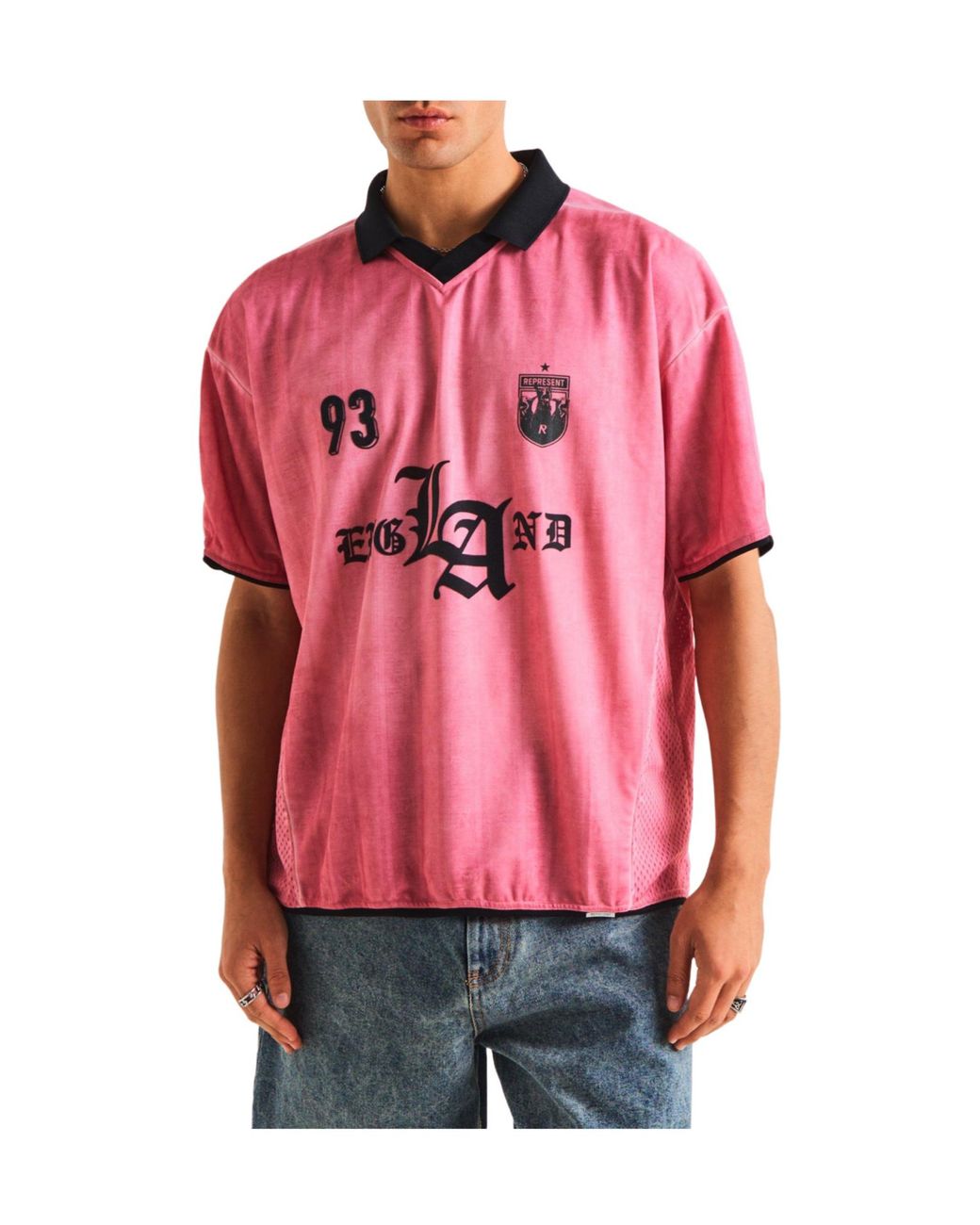 Represent Pink Shortsleeve Jersey for men