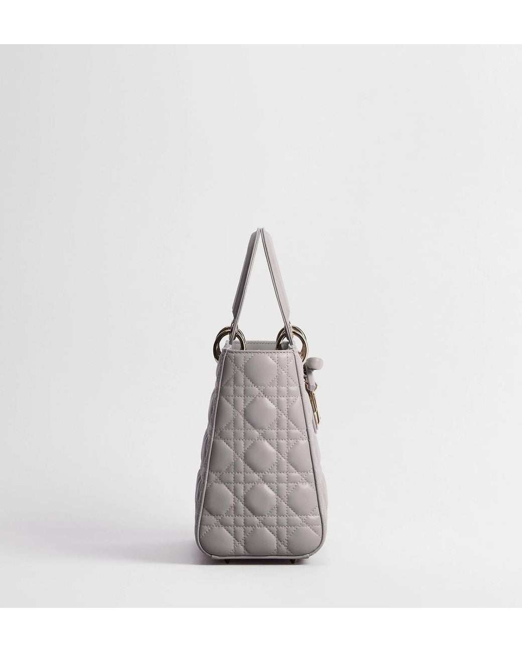 Dior Gray Medium Lady Bag