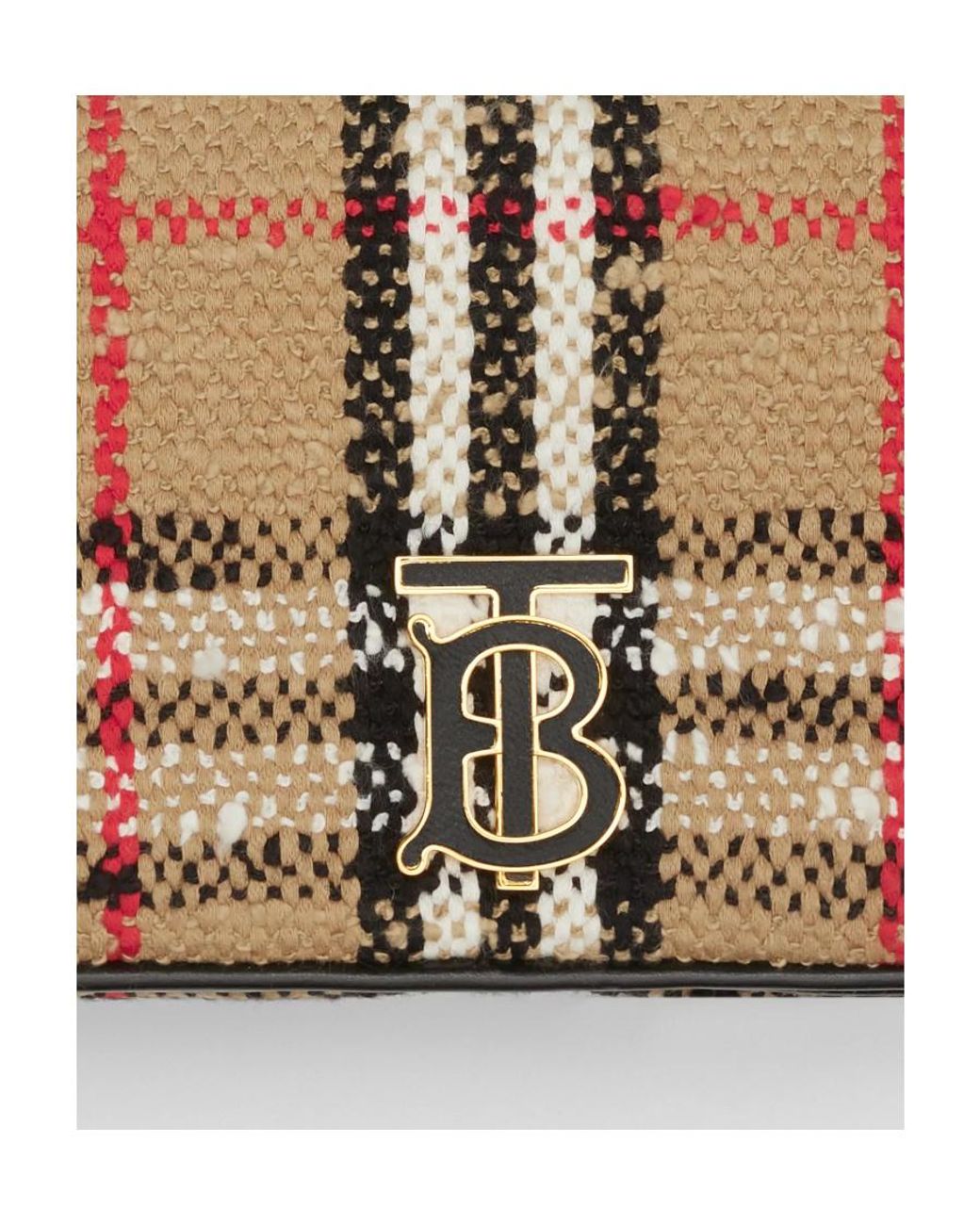 Burberry Natural Lola Foldover Crossbody Bag