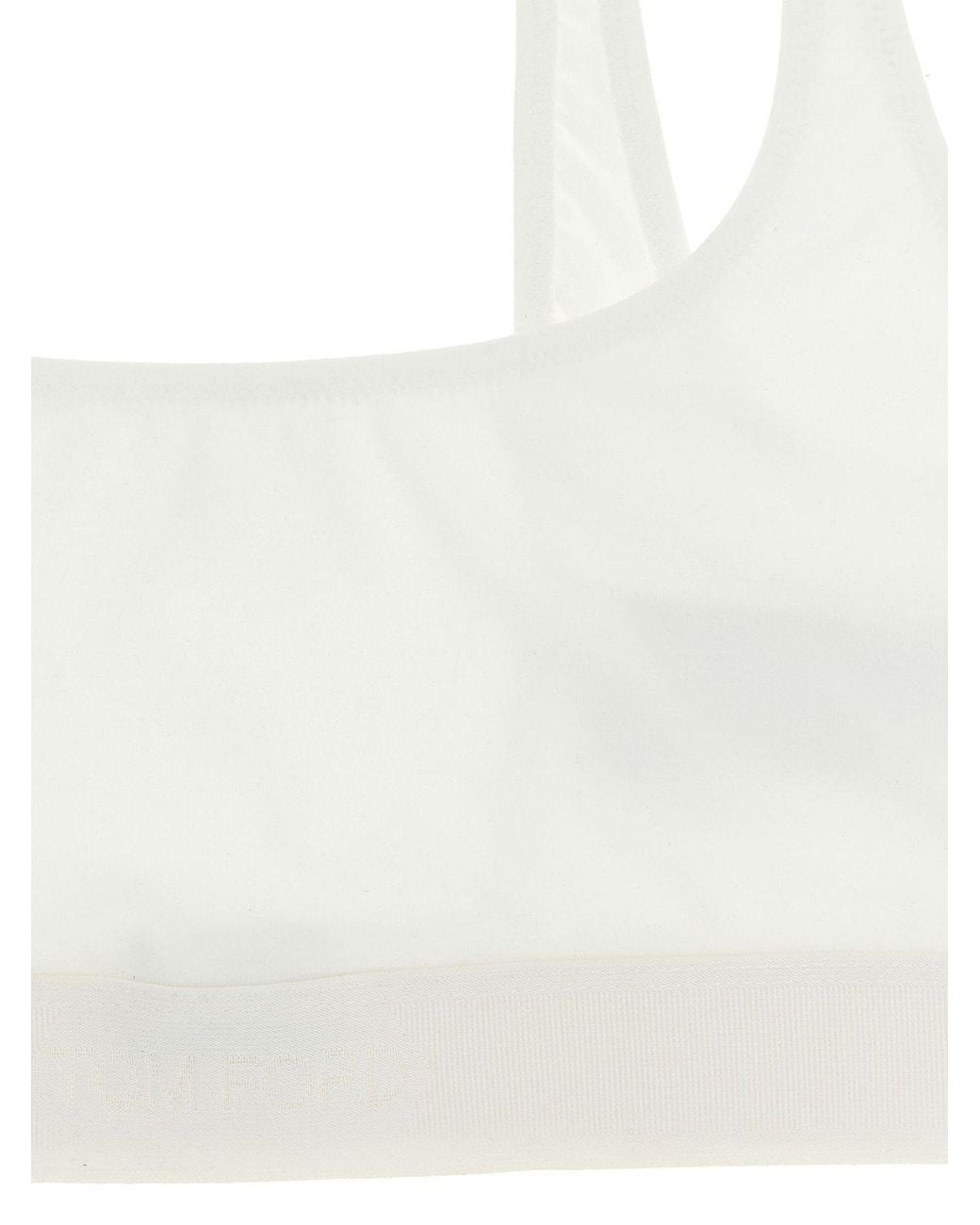 Tom Ford White Bralette Bra