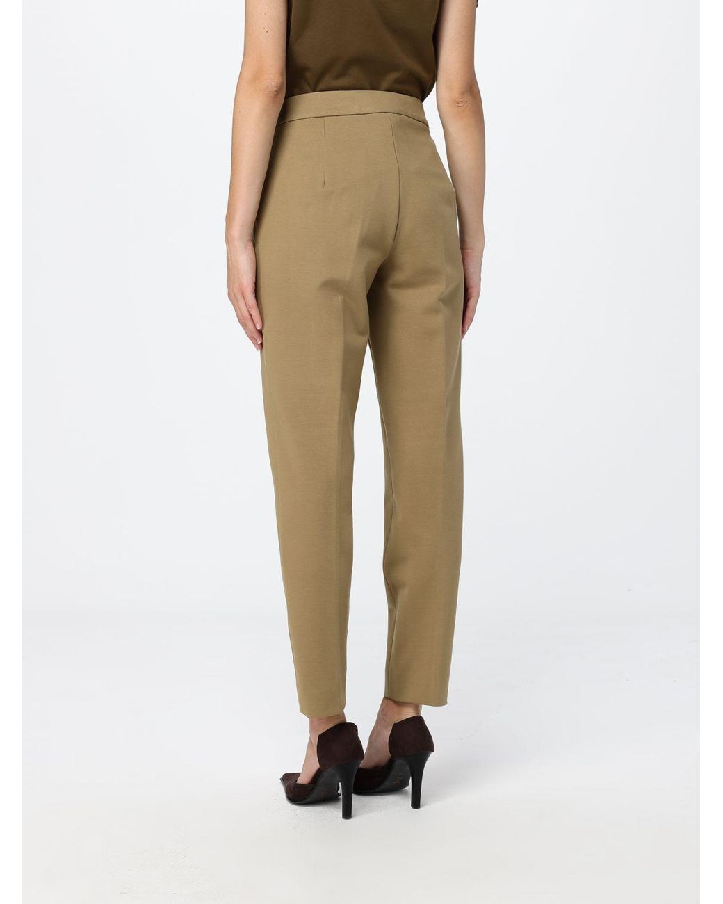 Max Mara Natural Pegno Slim-Fit Trousers