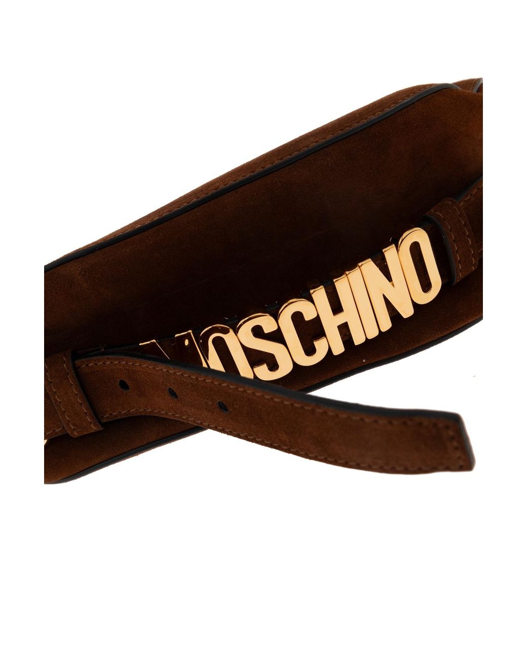 Moschino Brown Round Handle Me Top Handle Bag