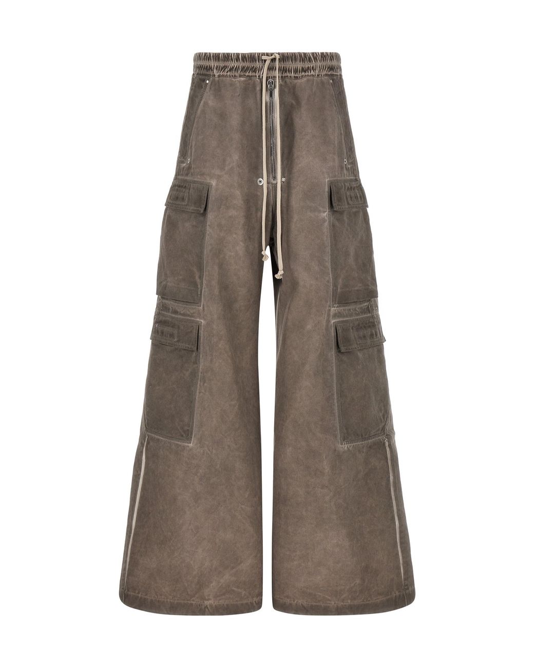 Rick Owens Brown Drawstring Elastic Waist Casual Pants for men