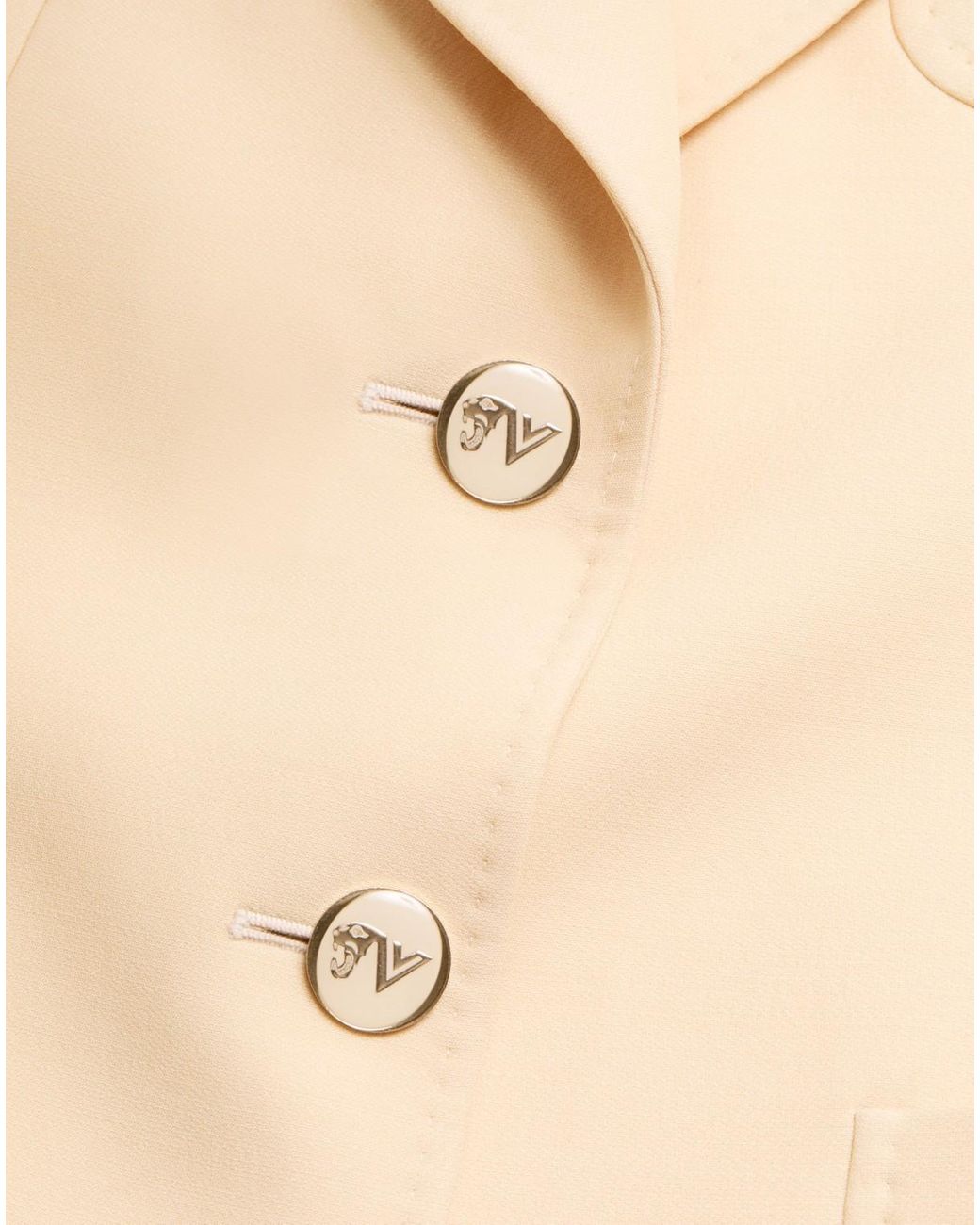 Valentino Natural Crepe Couture Single-Breasted Blazer