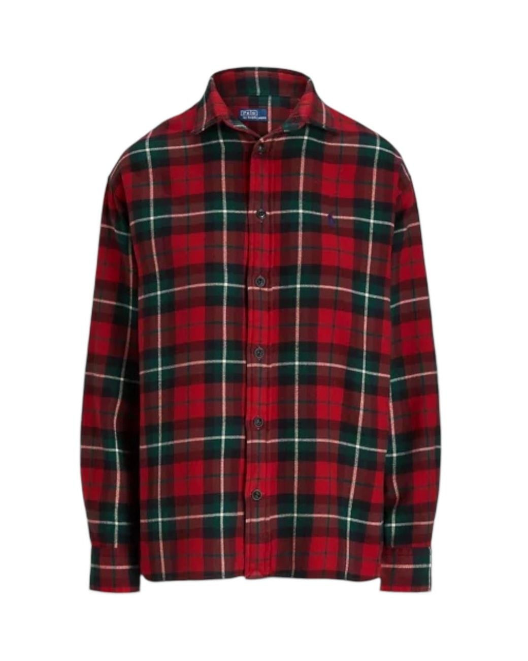 Polo Ralph Lauren Red Checked Long-Sleeved Shirt