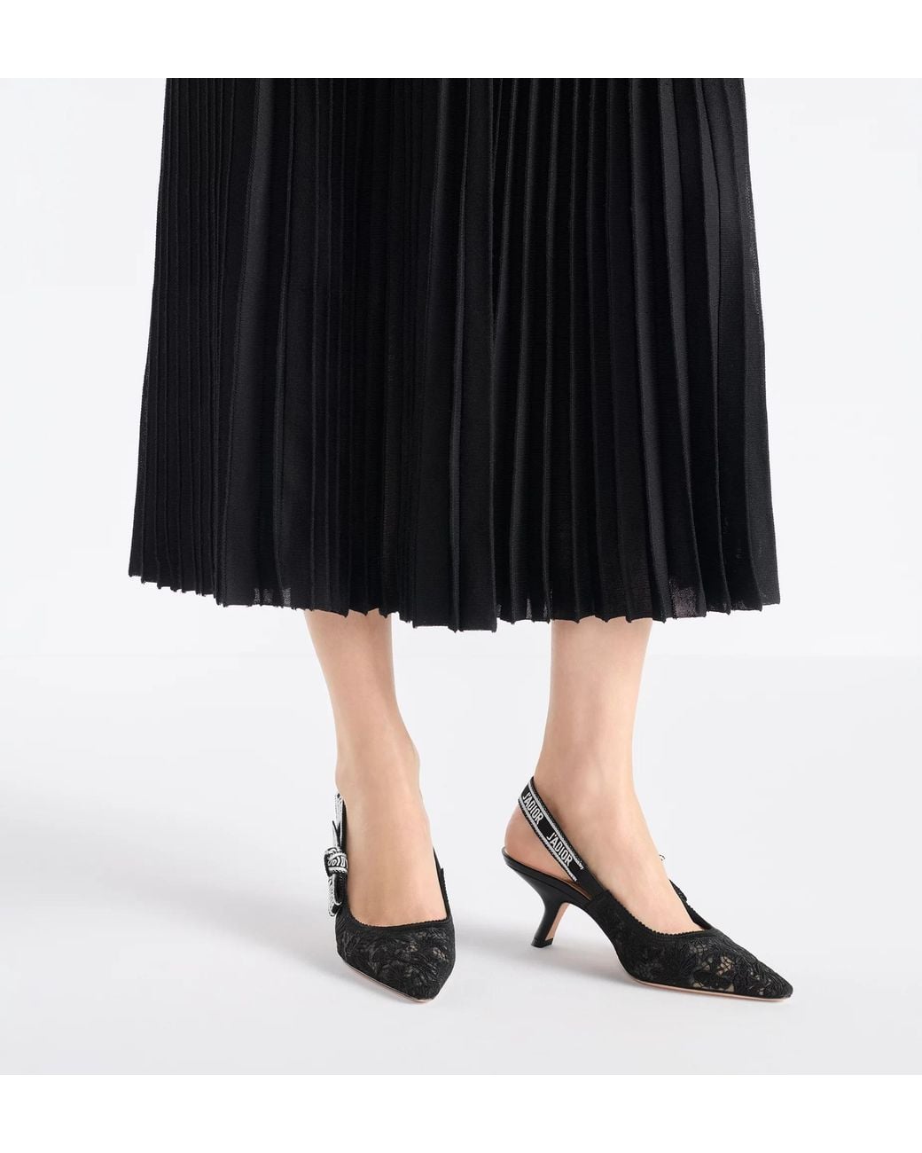 Dior Black J'A Slingback Pump
