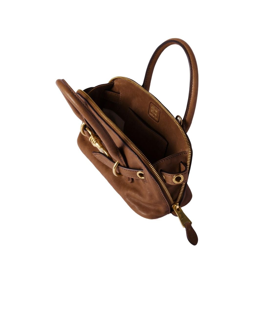 Miu Miu Brown Aventure Mini Shoulder Bag