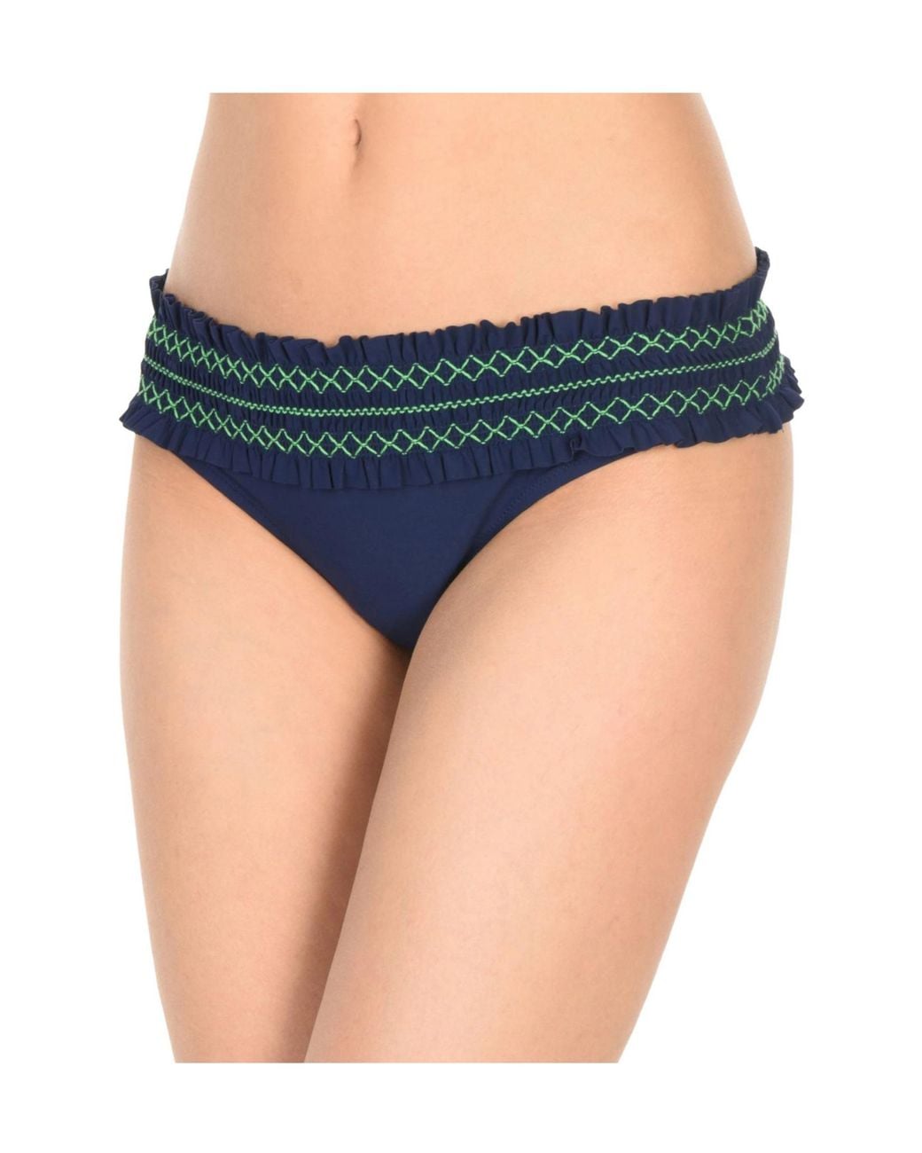 Tory Burch Blue Plain Colour Bikinis